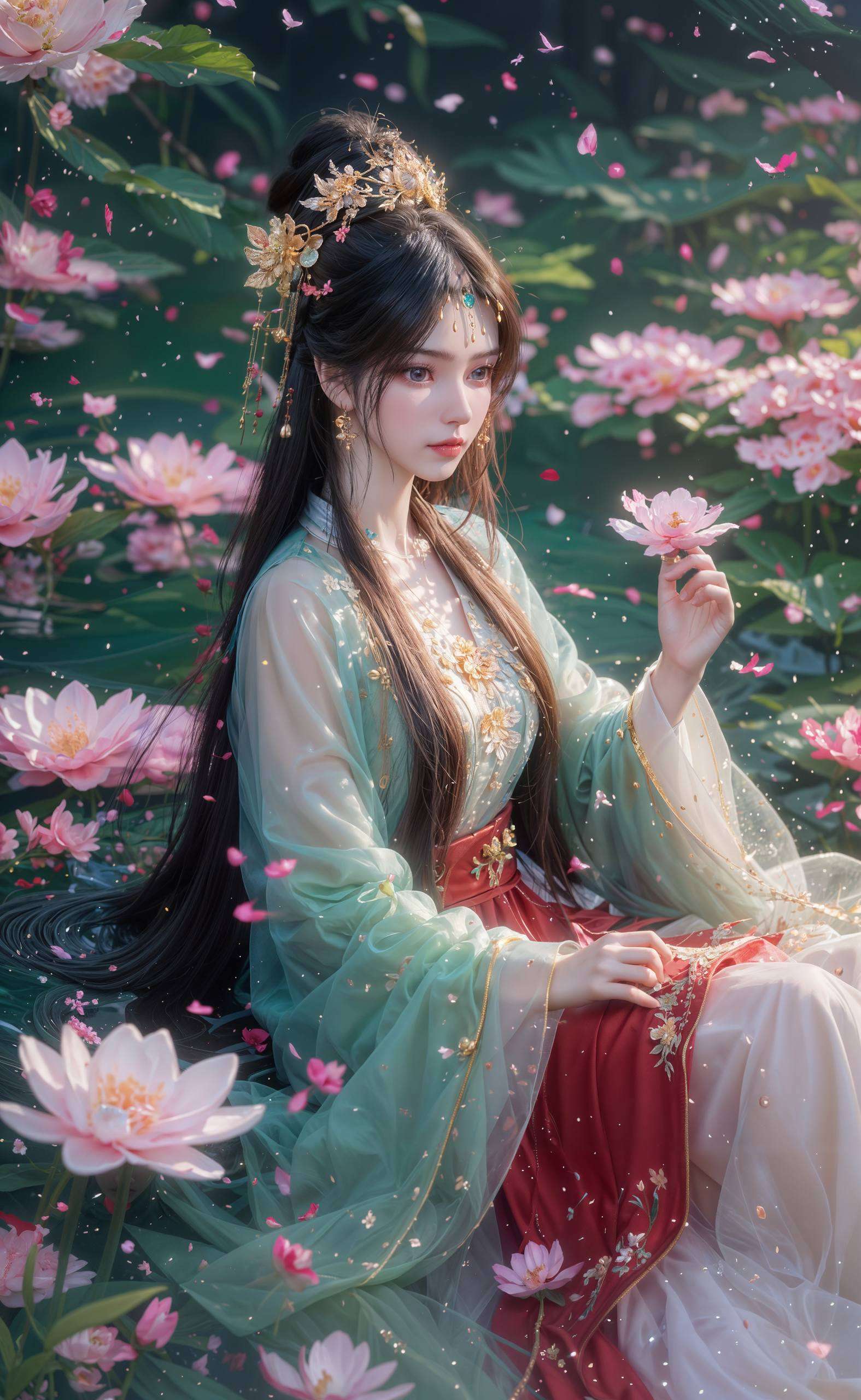 这幅纯欲风李慕婉手机壁纸她的倩影在高清画质中更显灵动