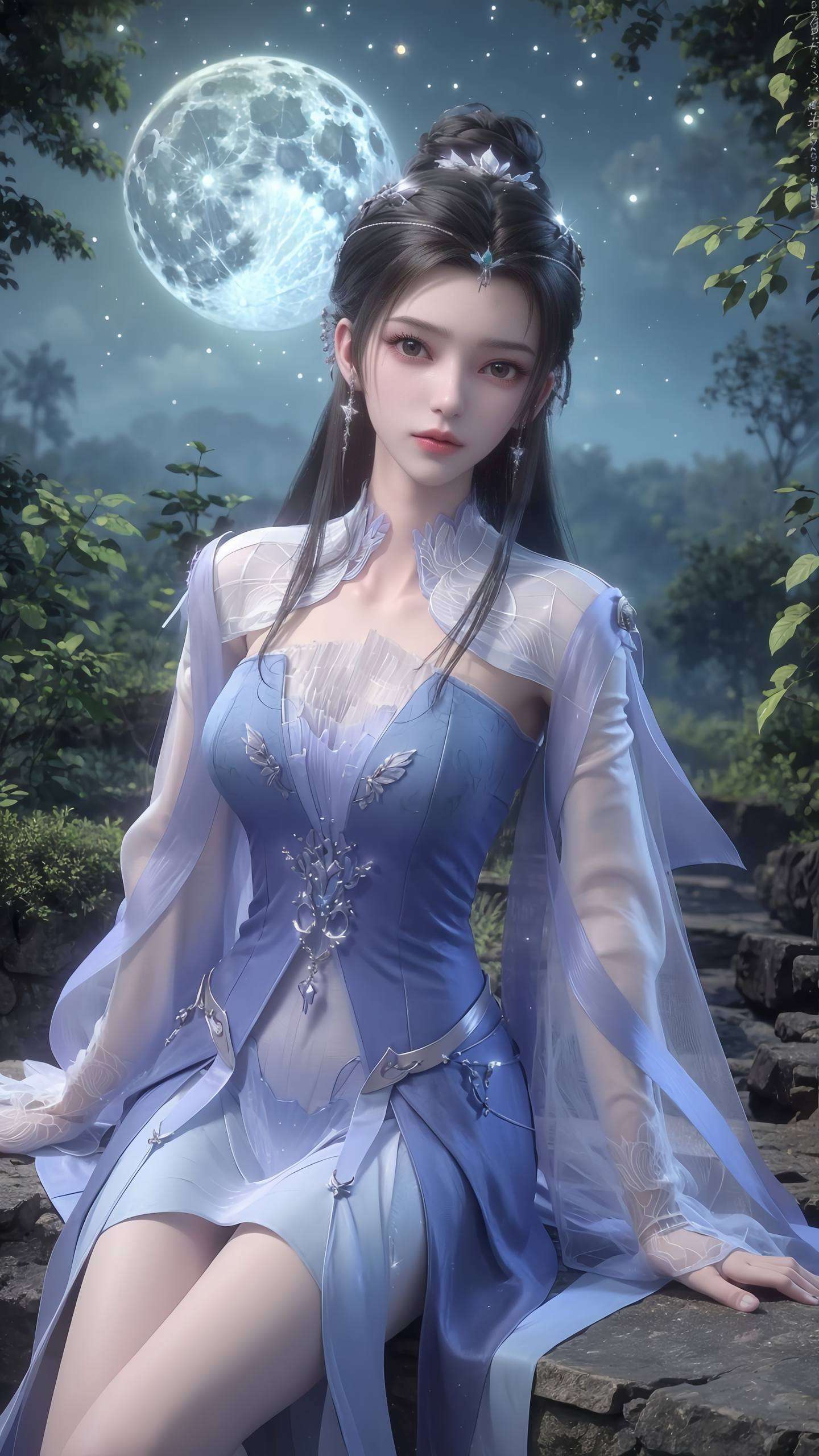如同国漫中的女神典范让你的PC桌面瞬间焕发可爱光彩！