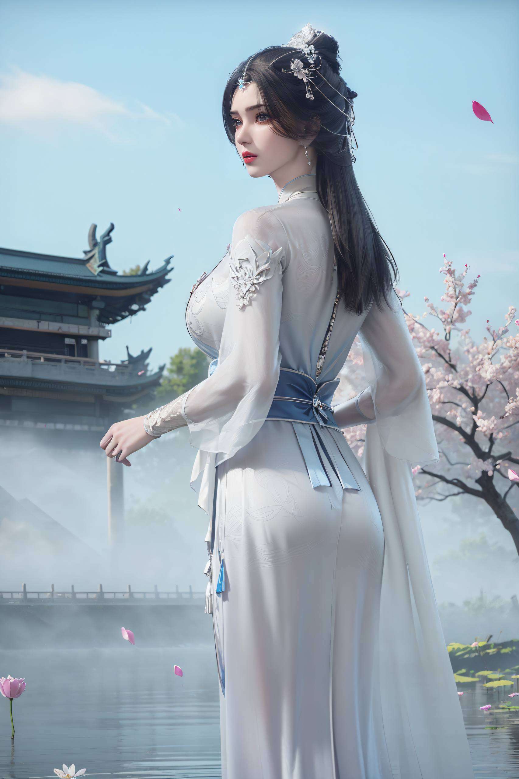 让这位国漫美女的倩影为你的日常生活增添一份玄幻的色彩