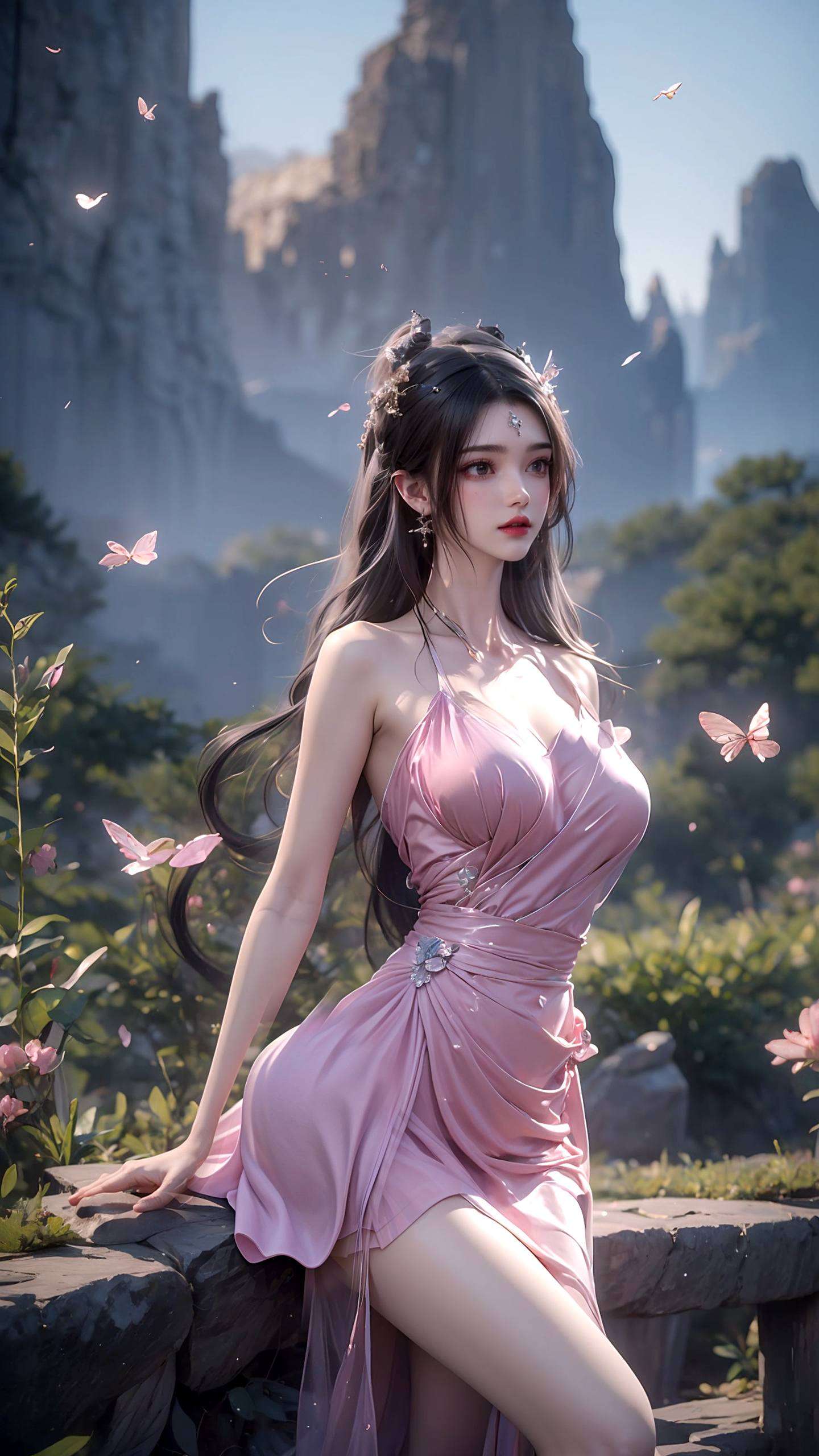 24小时欣赏！这款AIGC免费壁纸以其仙逆之姿
