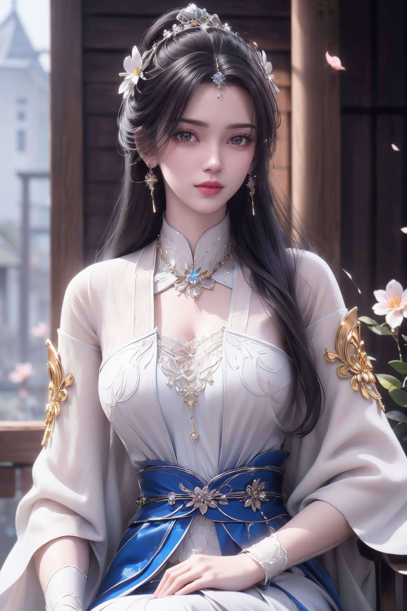 快来感受一下这位国漫美女的魅力吧保证让你的电脑桌面瞬间提升好几个颜值档次！
