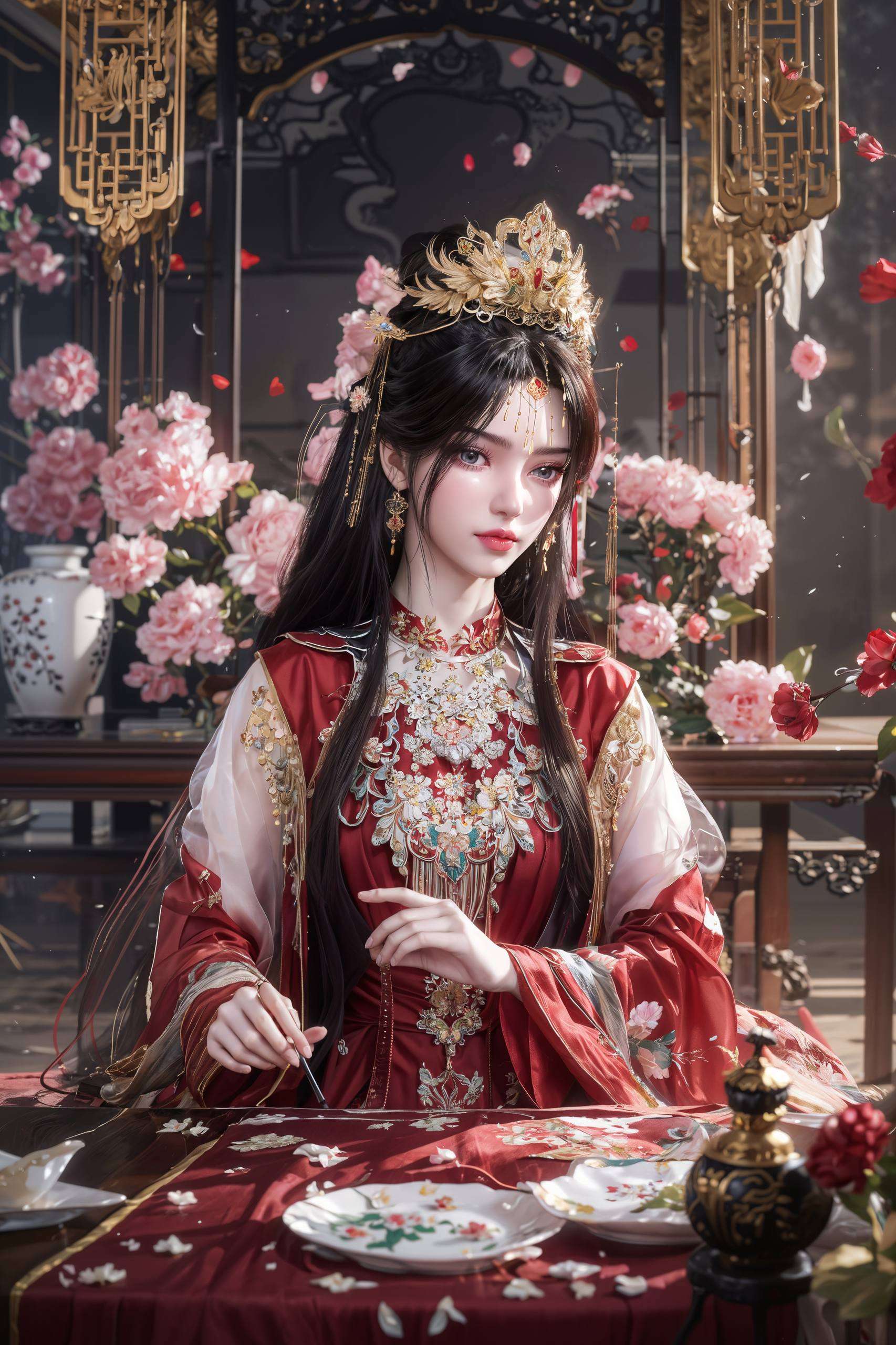 每当疲惫时瞥一眼桌面上的她