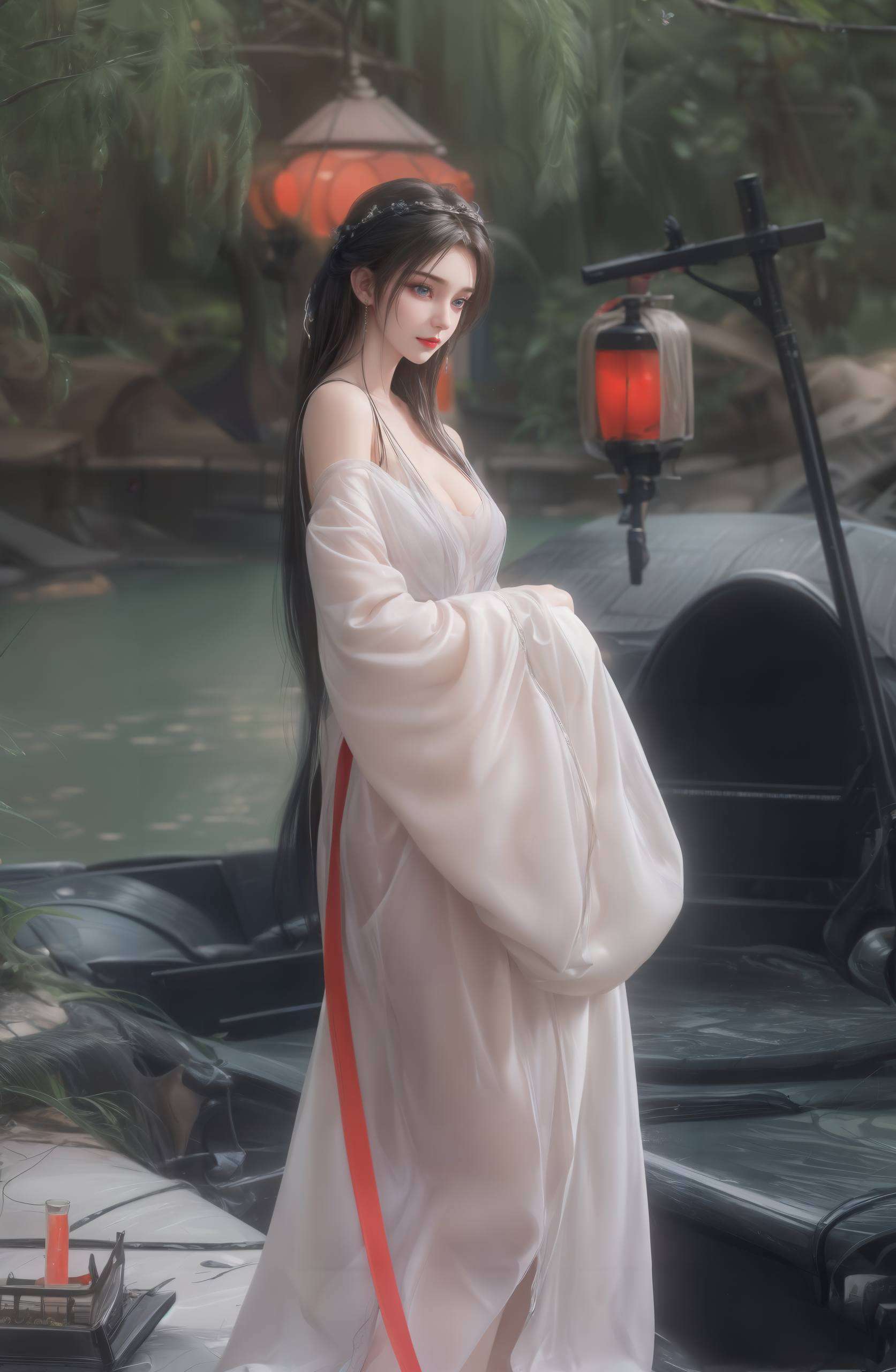 她的身影在仙逆的世界里将她的每一次眨眼、每一次微笑