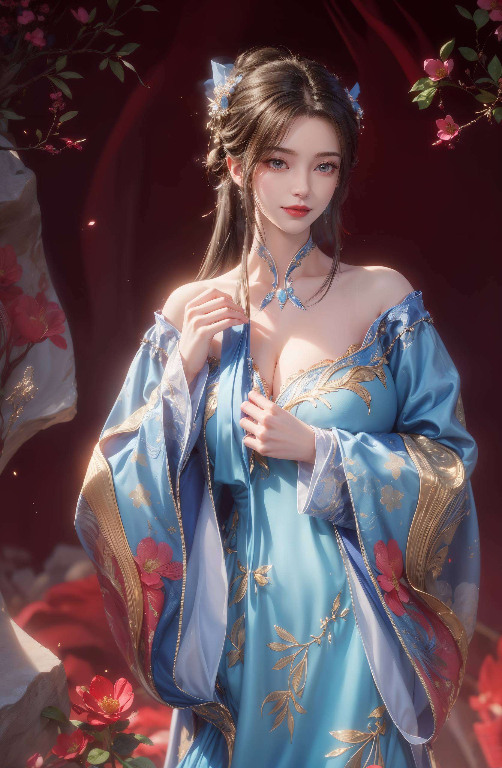 动漫美女的典范成为玄幻世界的一道独特风景线