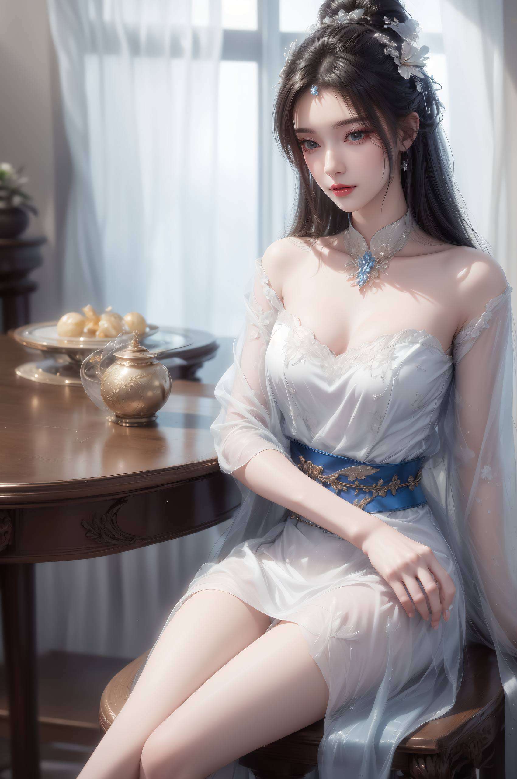 还有点小调皮哦让国漫美女陪伴你的每一天