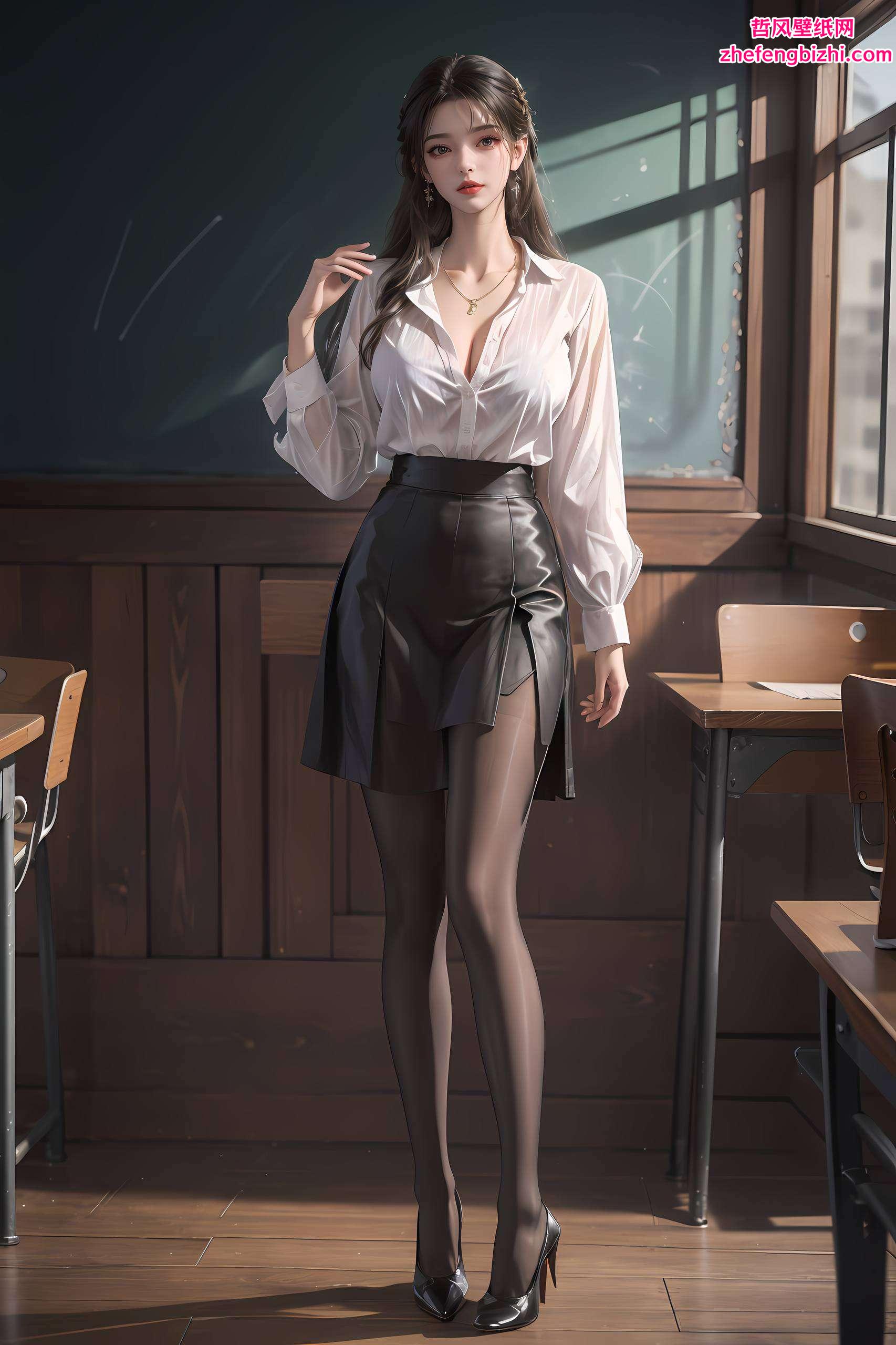 她是国漫中的女神在绚烂的4K超清平板壁纸世界中