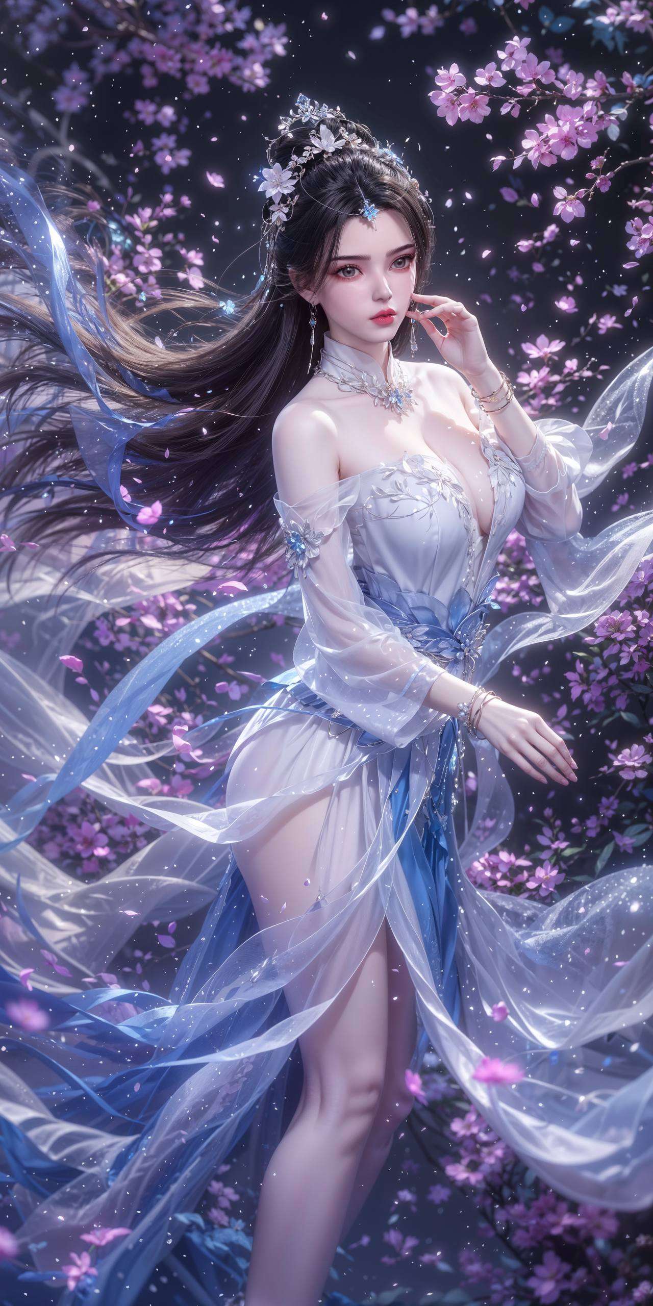 成为了无数动漫爱好者的心头好如同画卷中的仙子
