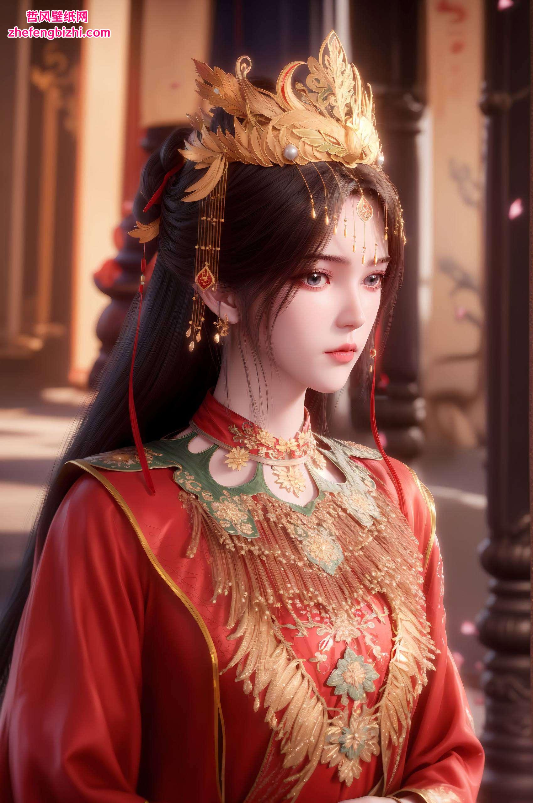 这些精美的壁纸成为了无数动漫迷心中的女神
