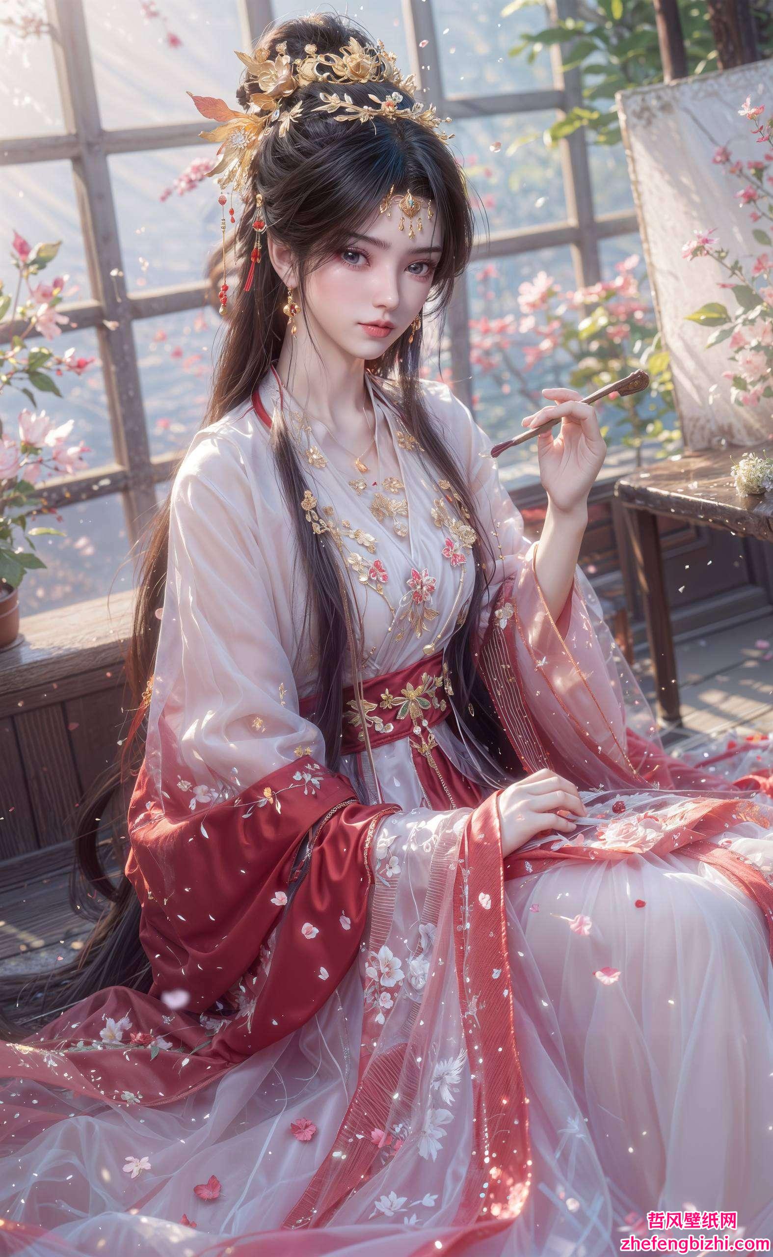 这位国漫女神既有着仙逆壁纸中的神秘玄幻