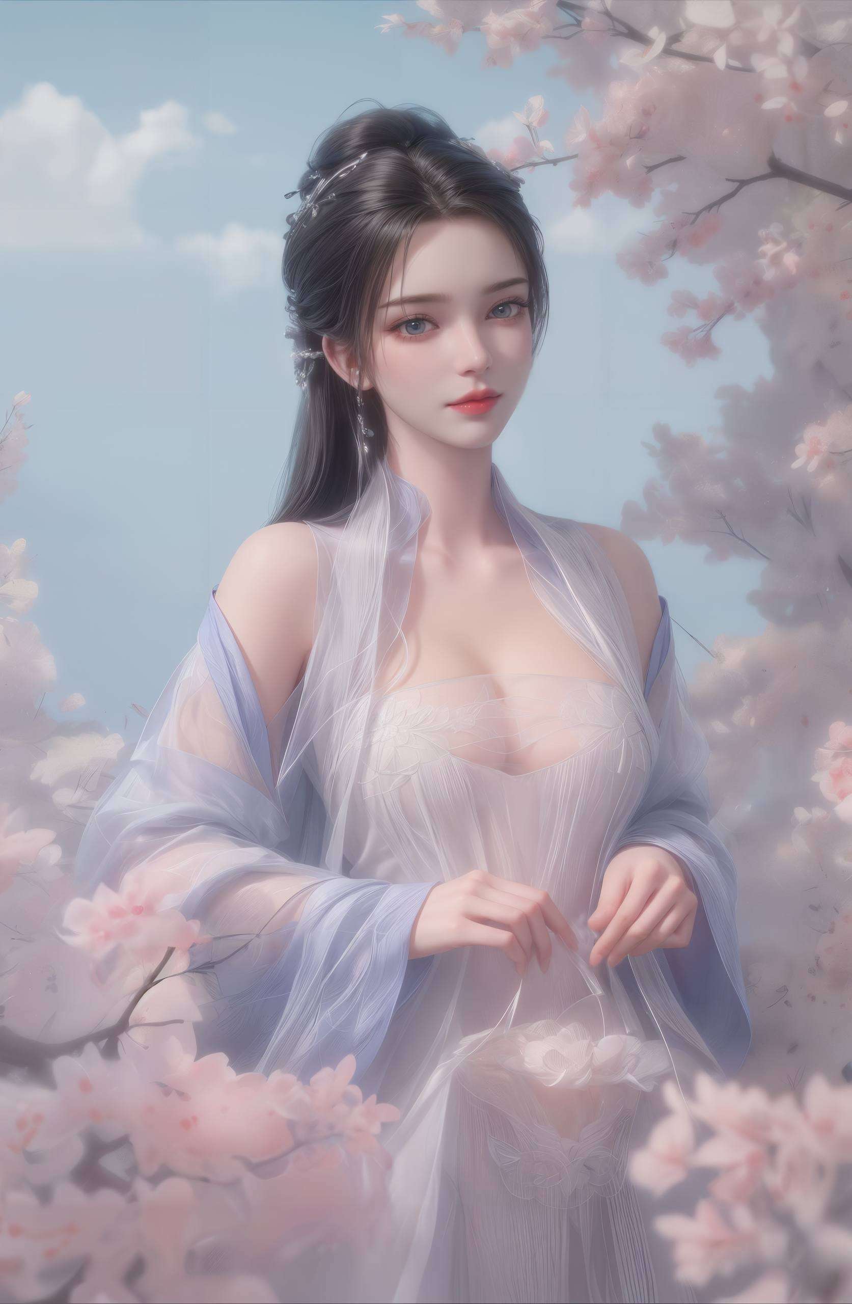 每当看到他们合照的壁纸感受着国漫女神李慕婉的娇美与坚韧