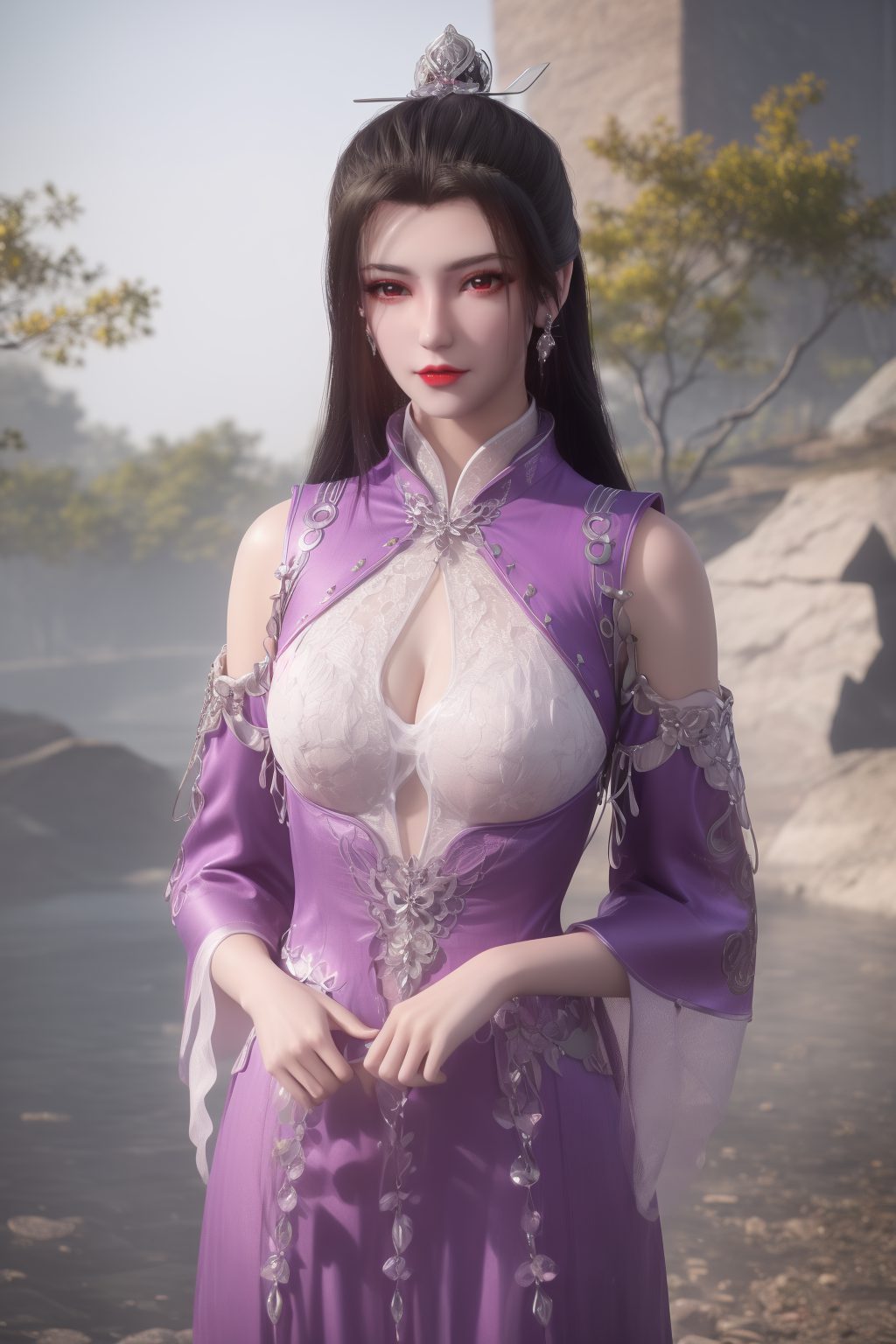 眼神如秋水般清澈这幅高清手机壁纸