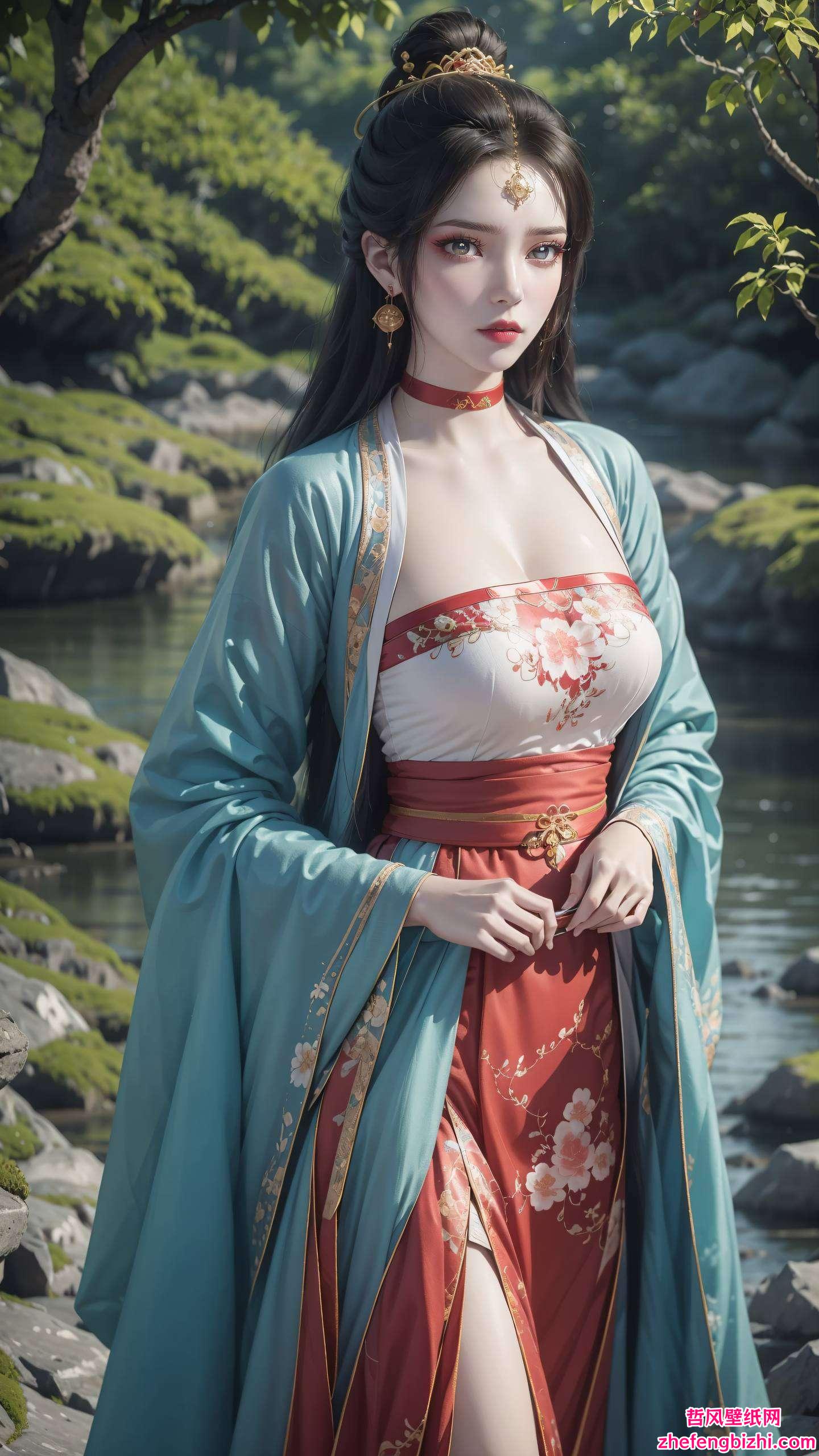 既有国漫女神的温柔似舞动的仙子