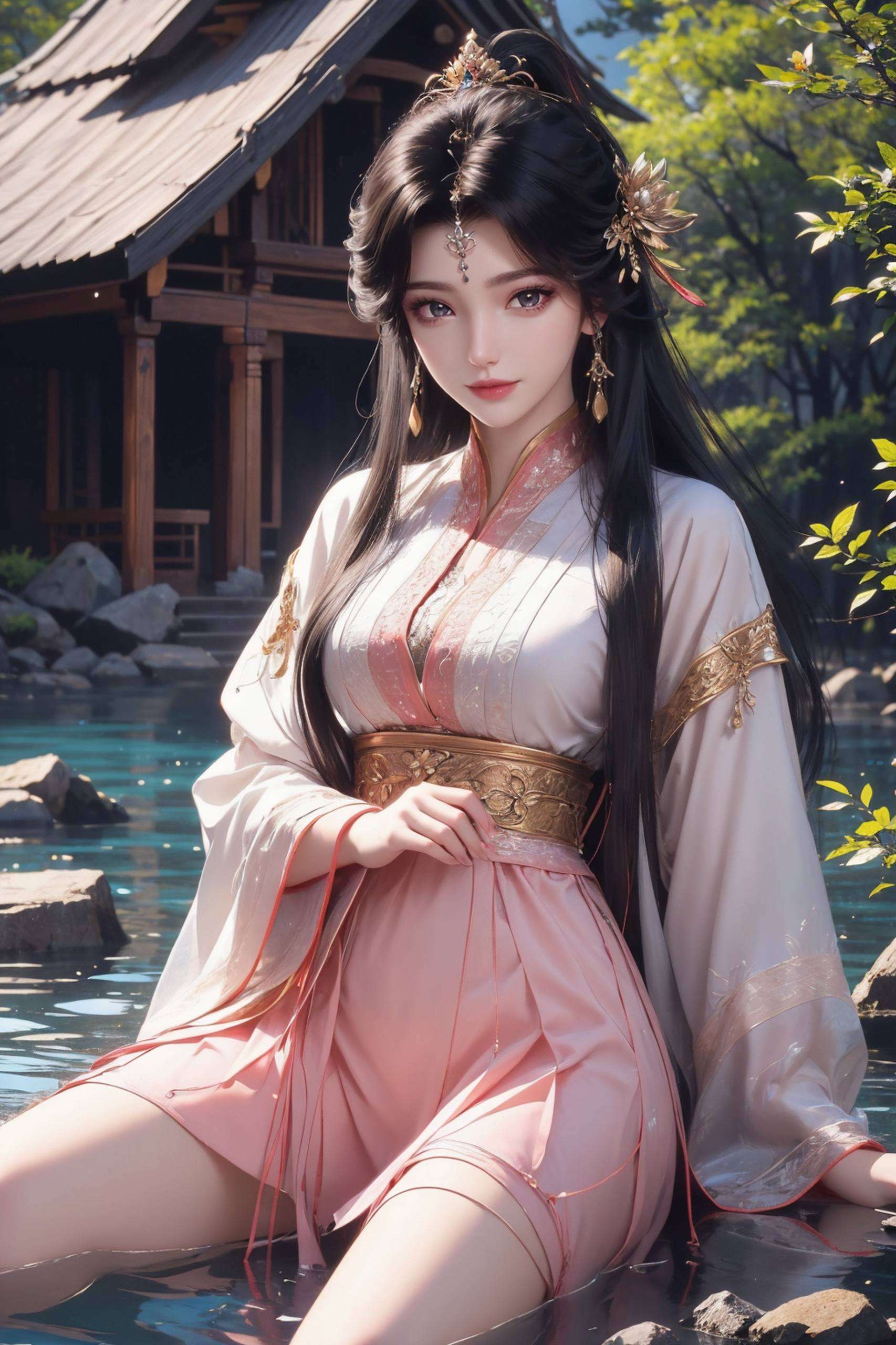 这位国漫界的女神眼神中既有坚毅又不失柔美