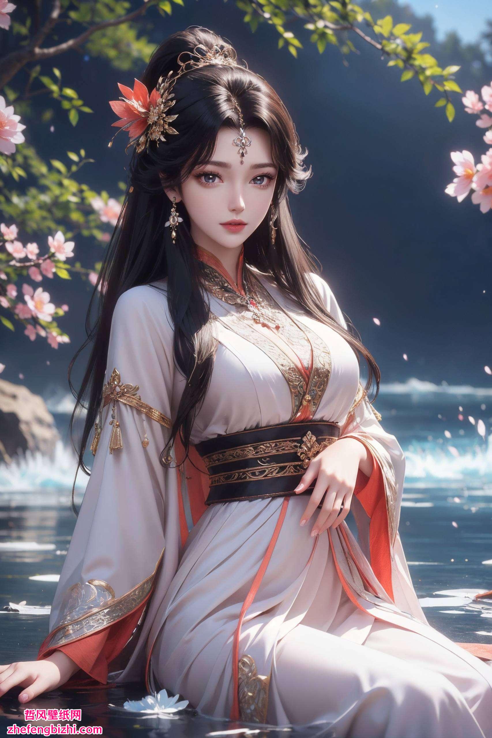 既展现了国漫美女的魅力又彰显了仙侠文化的韵味