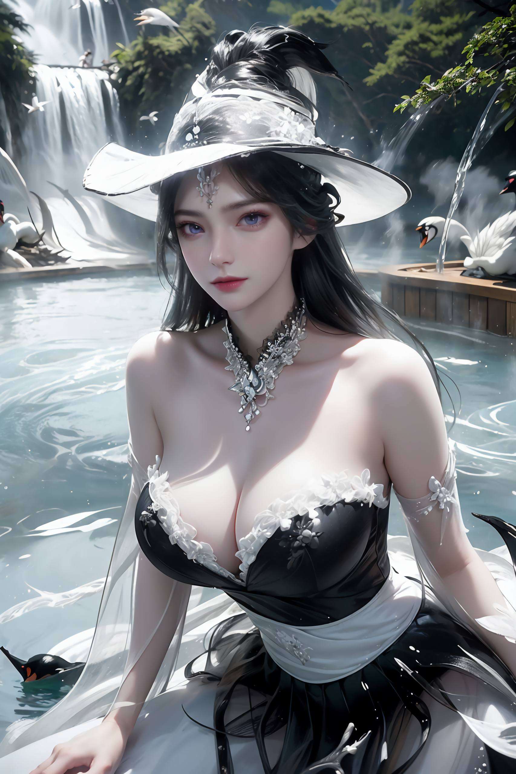 在流光溢彩的国漫世界里与国漫女神的婉约气质相得益彰