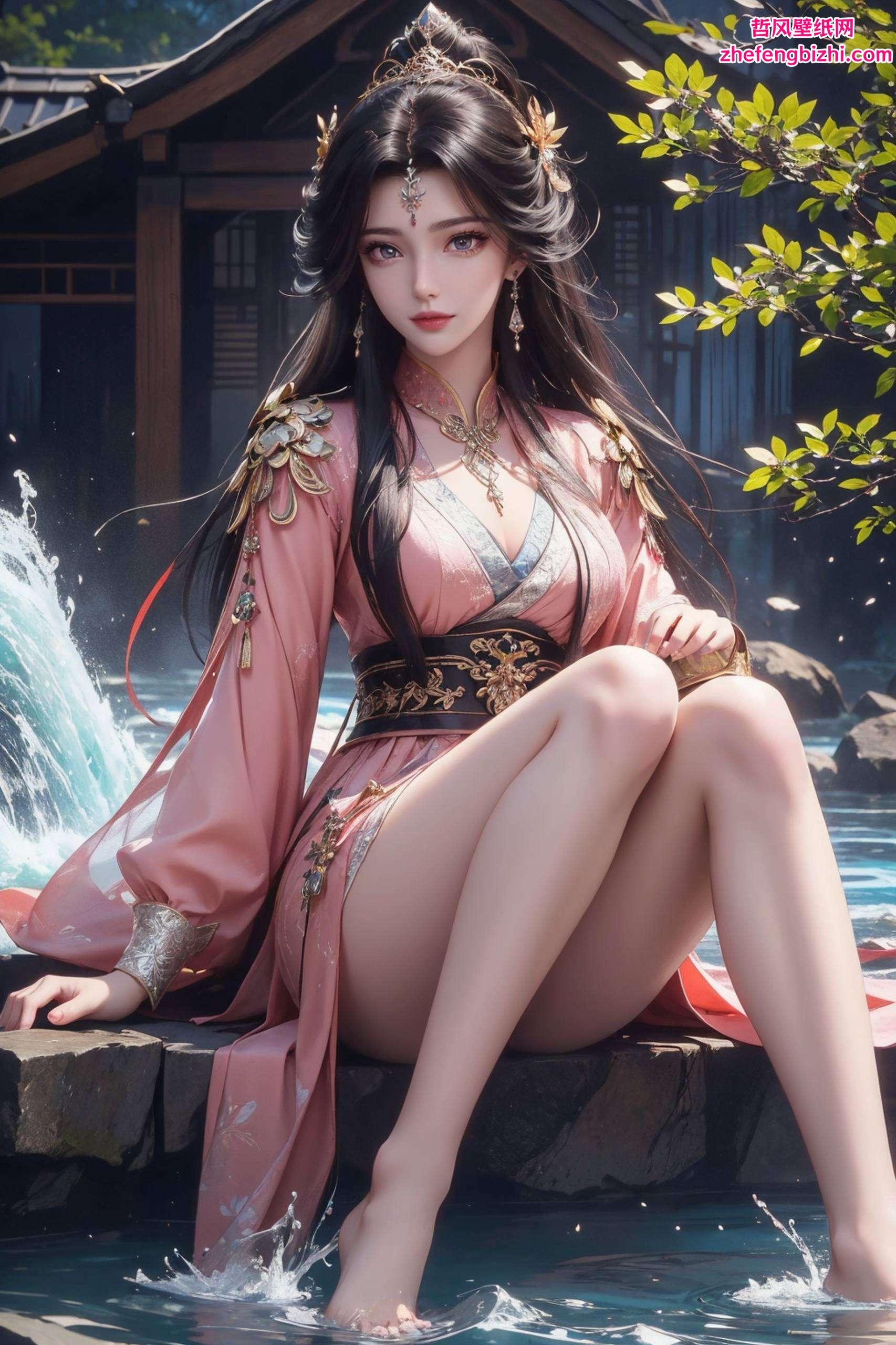 快来看看这位国漫美女如何让你的电脑焕发青春活力吧！小心嘿