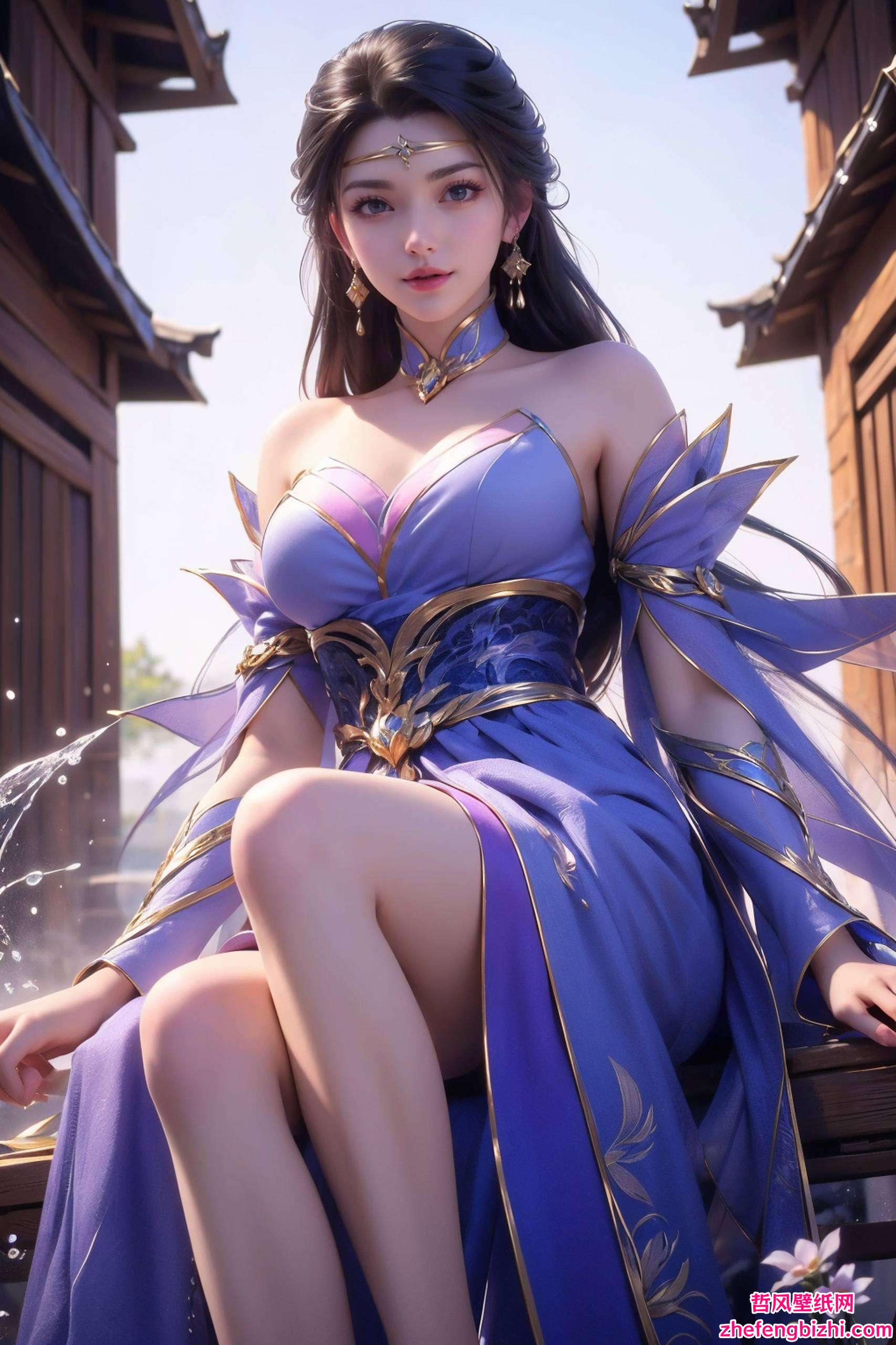 这款精美的楚灵玉桌面壁纸动态来袭还有一身仙气