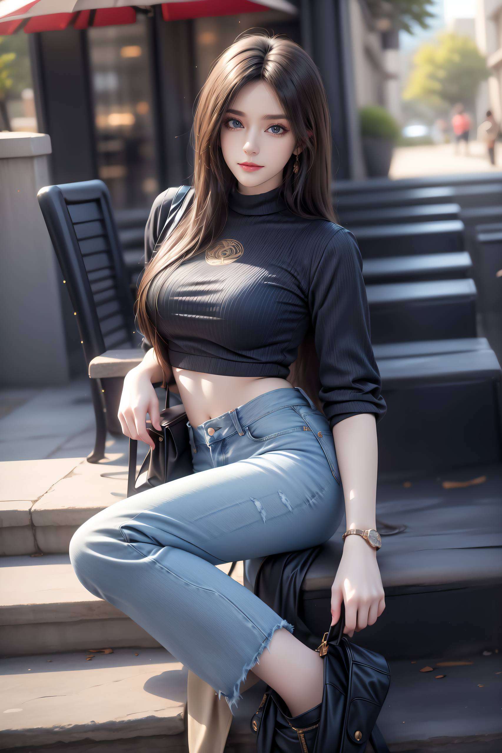 凉冰那如霜的美丽将她的魅力展现得淋漓尽致