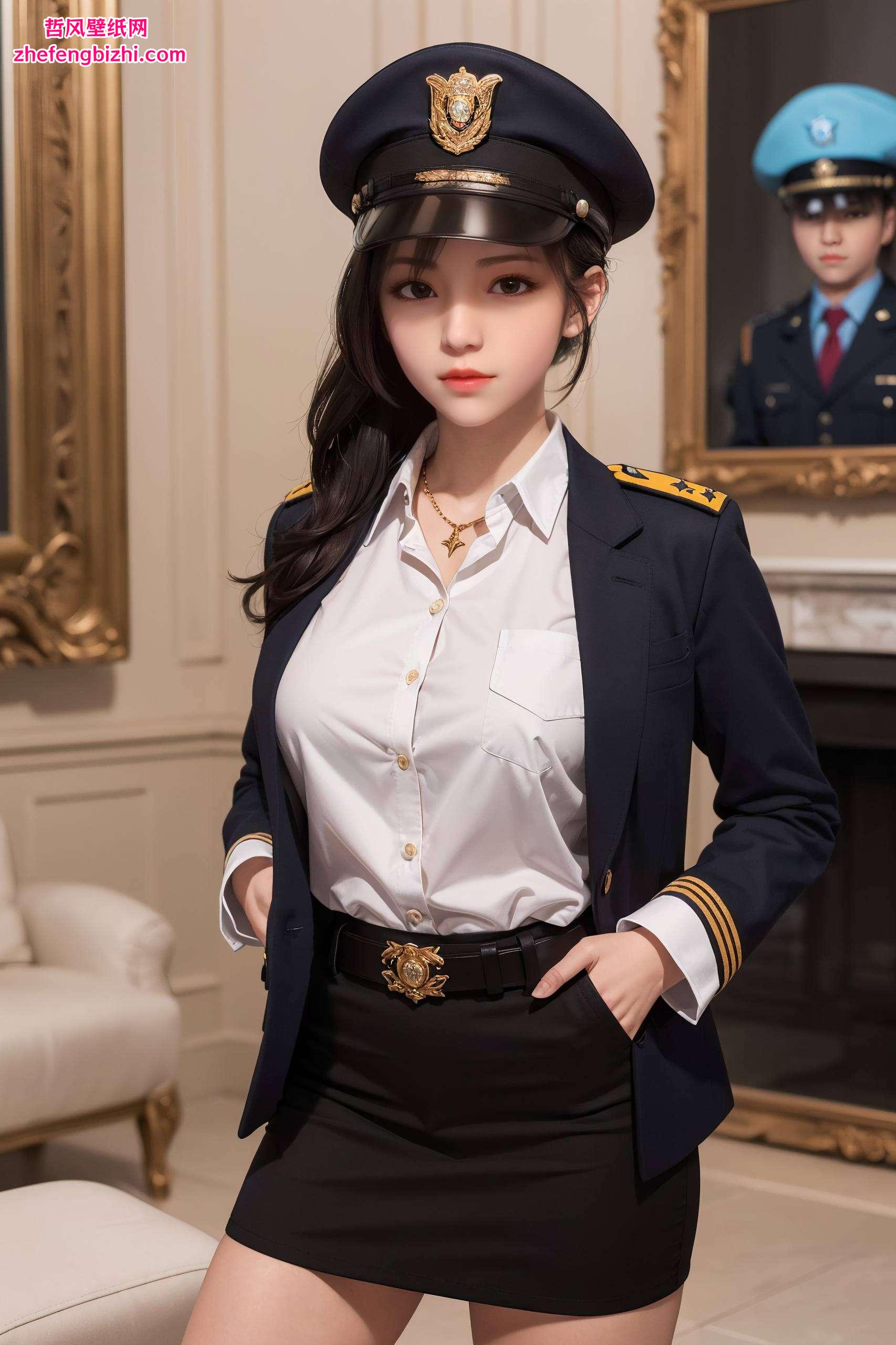 她可是国漫界的小女神哦！灵动的大眼睛保证让你的电脑桌面瞬间变成温馨的小天地！