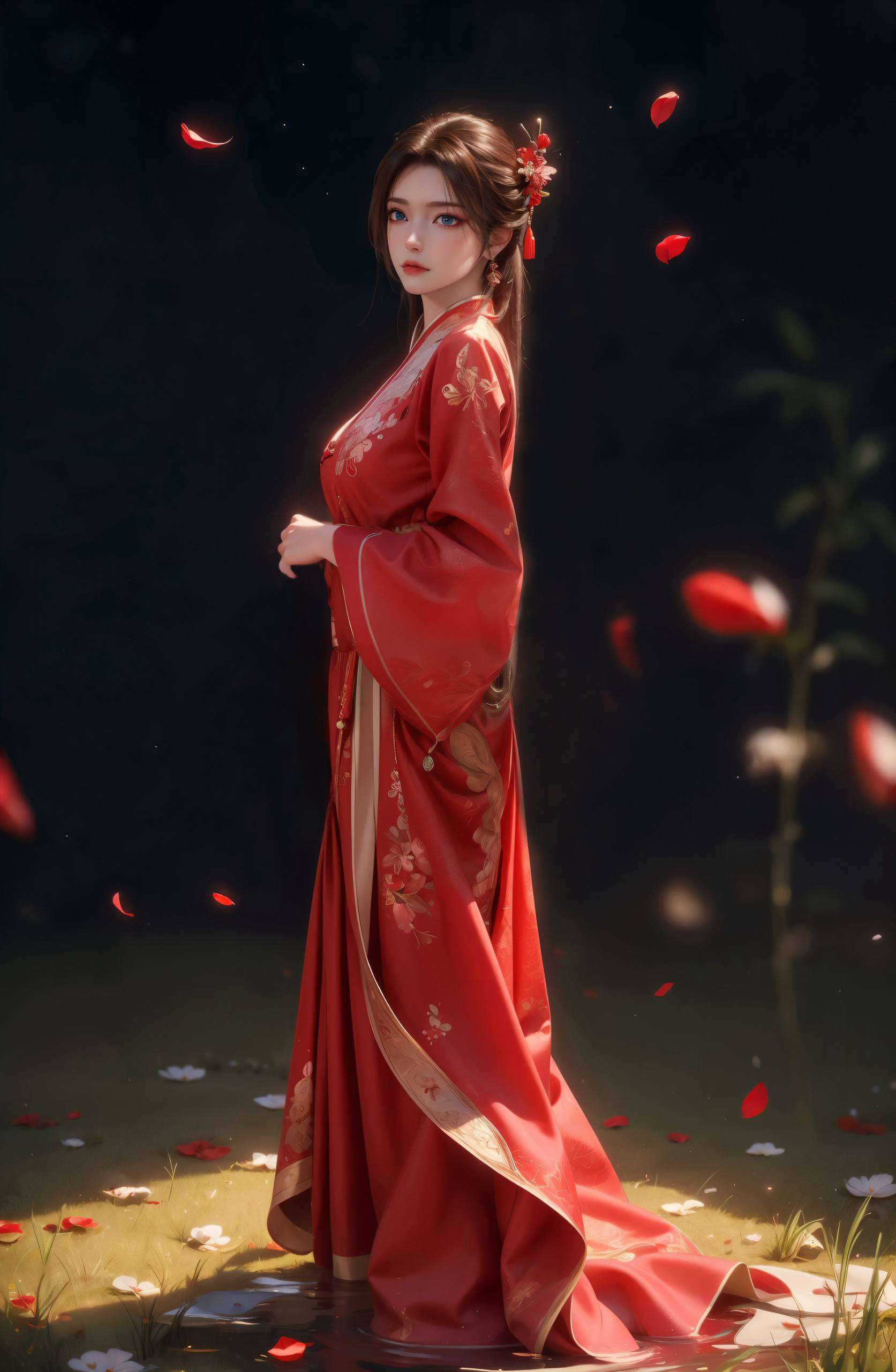 是那些追寻国漫之美的人们映衬着她的国漫女神气质