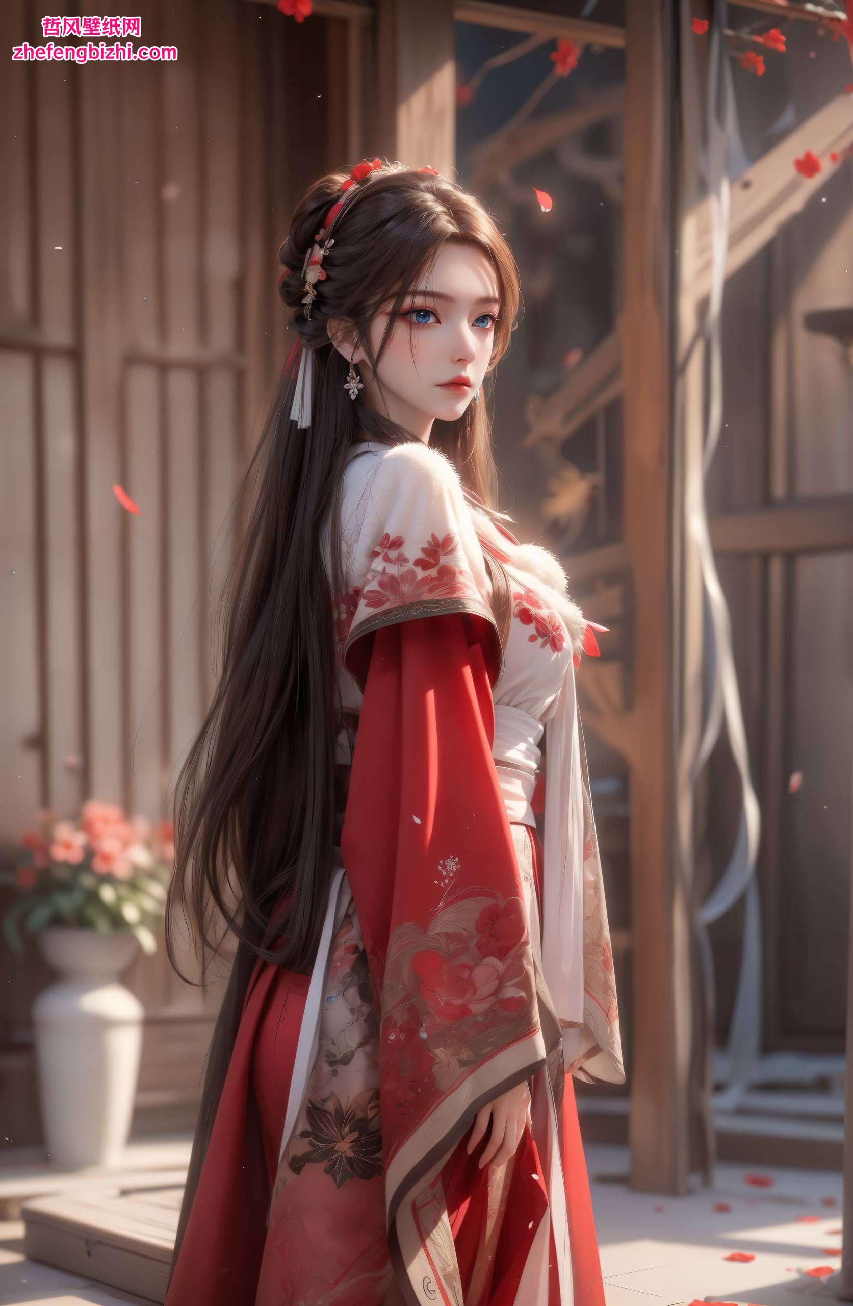 融合了国漫女神的柔美与玄幻元素的神秘更是对国漫文化的一种热爱与传承