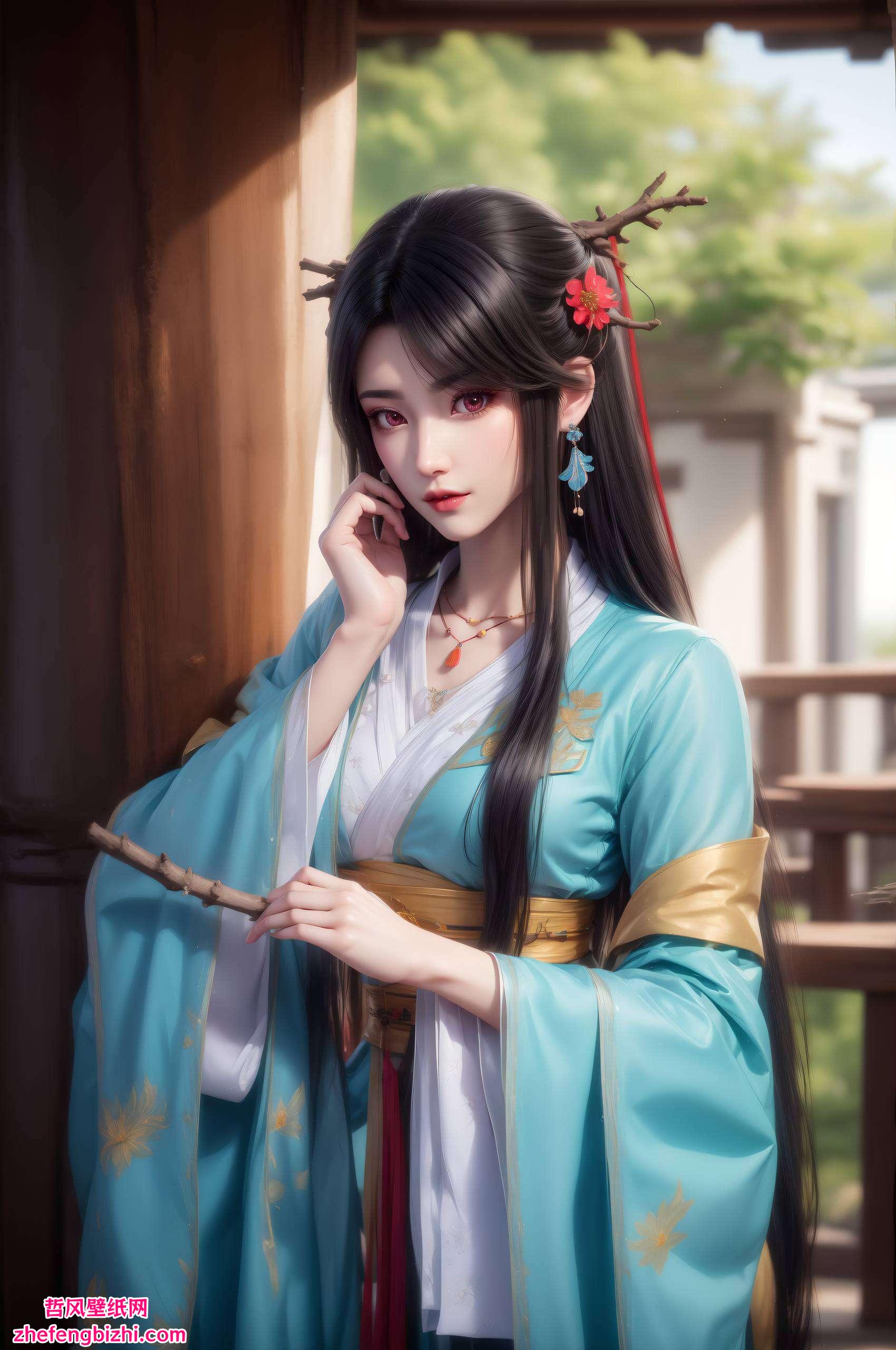 今天给大家带来一款超级萌萌哒的元尊夭夭壁纸动态！夭夭小仙女快来看看这款充满玄幻色彩的PC可爱壁纸