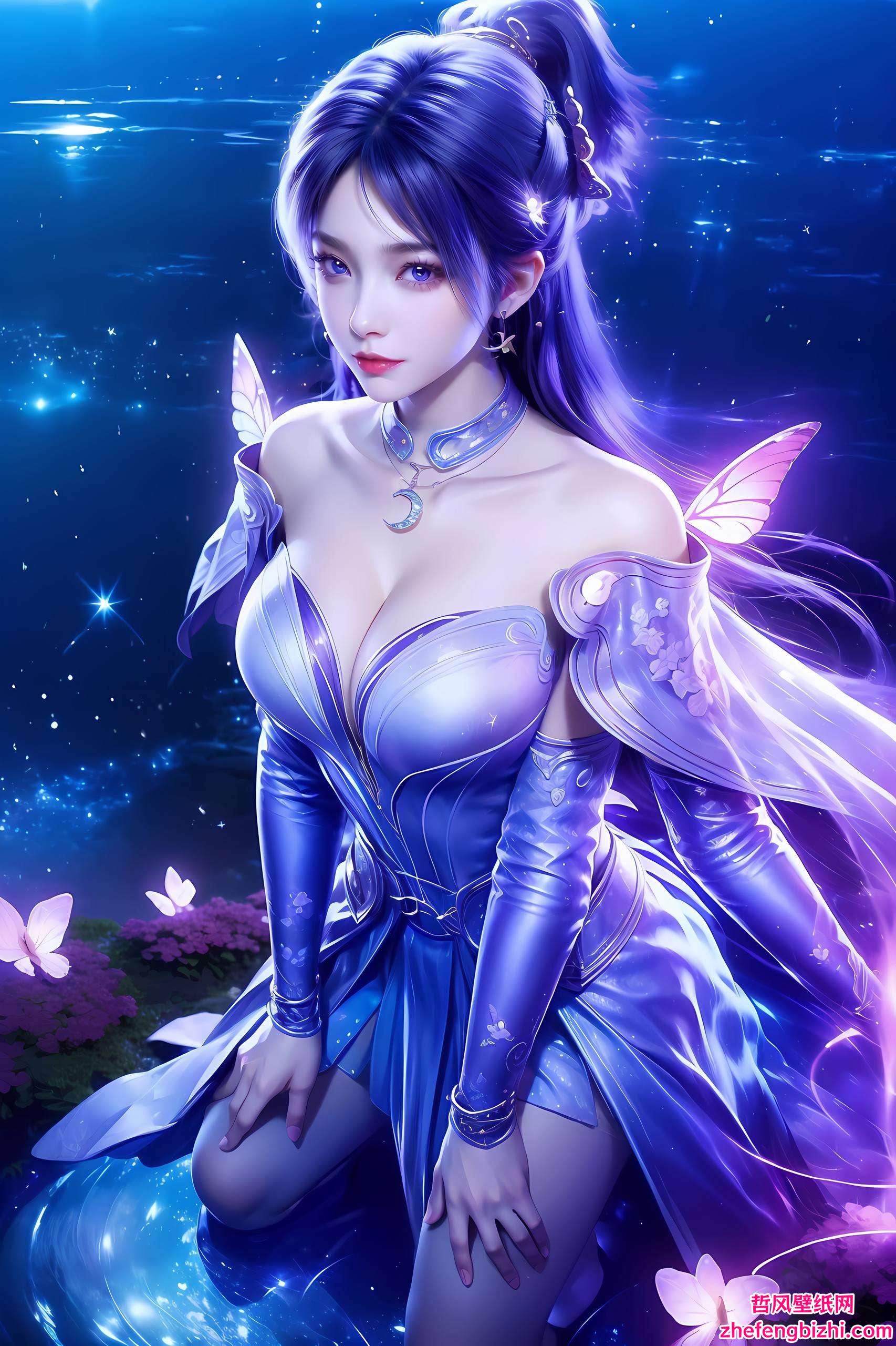 这款融合了国漫女神与美女元素的姬紫月双人壁纸国漫之光遮天中的绝世美女姬紫月