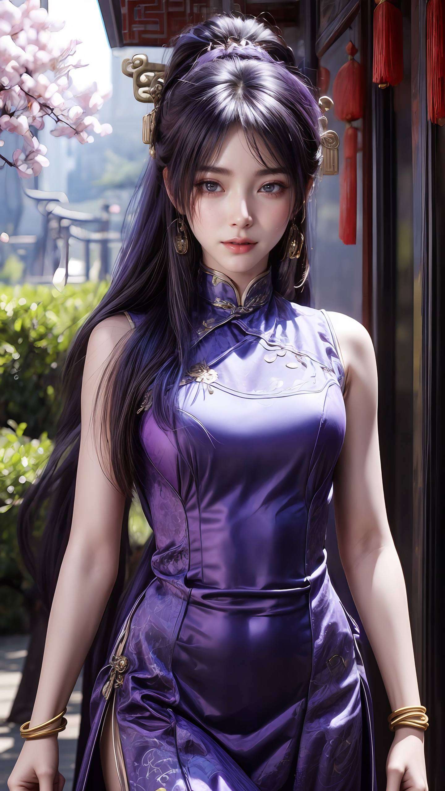 她的美仿佛穿越时空