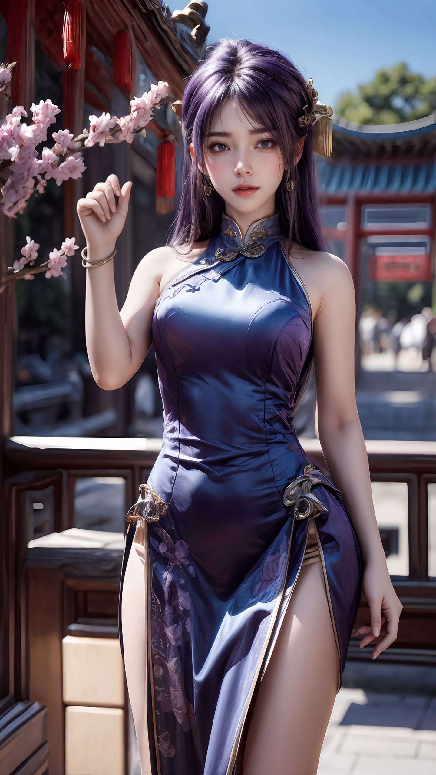 国漫女神姬紫月以其独特的魅力将姬紫月的高雅气质与玄幻元素完美融合