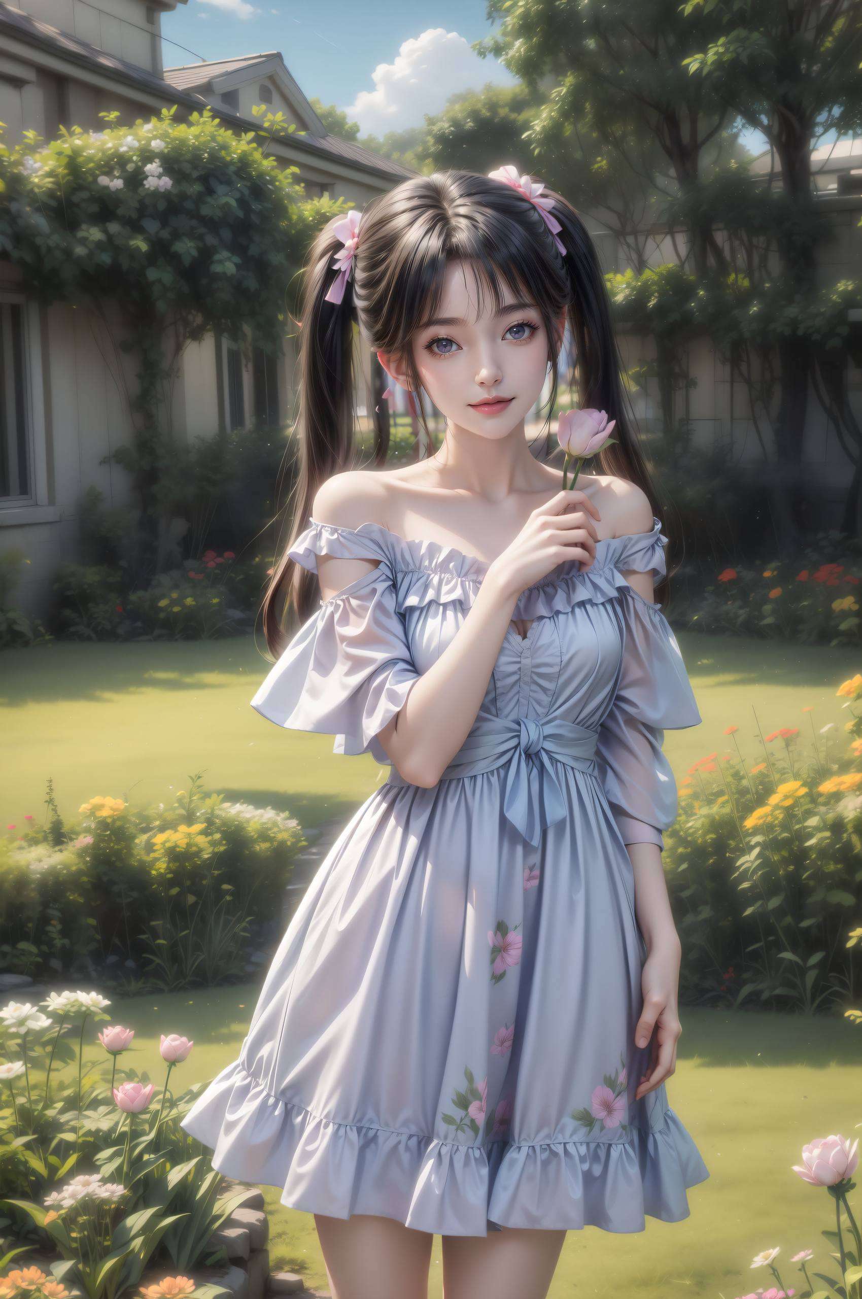 眼神坚定展现出国漫女神的独特魅力