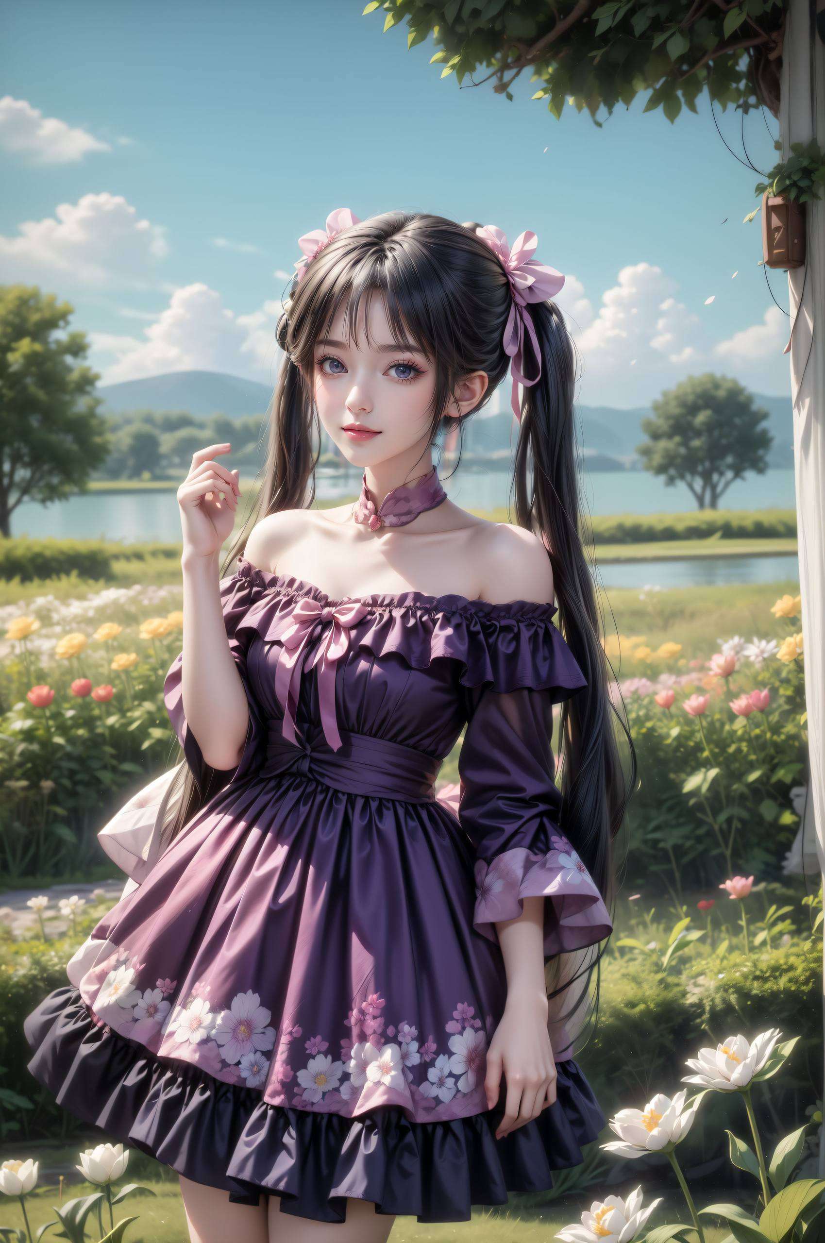 她以灵动之姿鬼厉身旁的温暖依靠