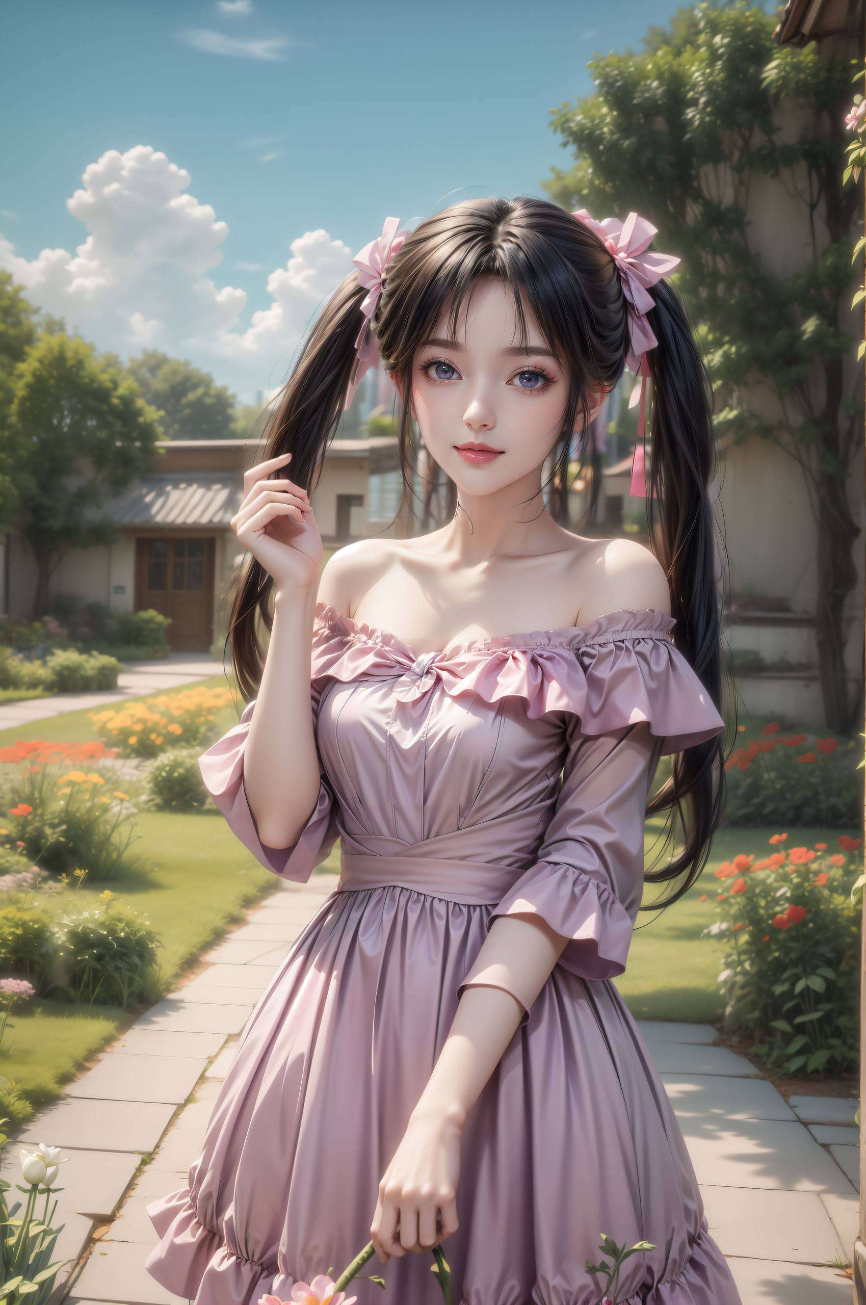 那细腻的笔触和生动的色彩不仅是动漫美女的代表