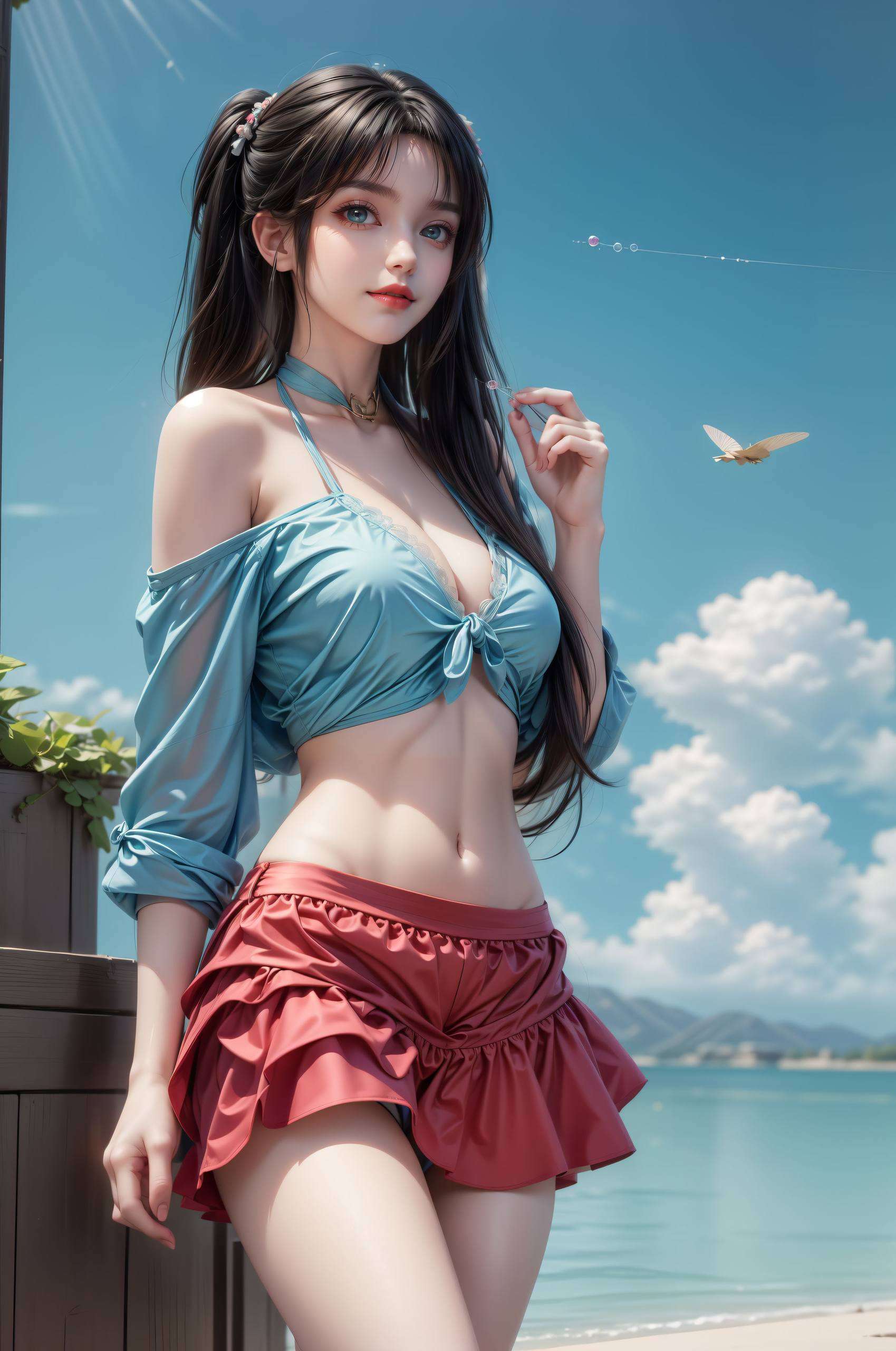 碧瑶妹妹啦穿上仙裙