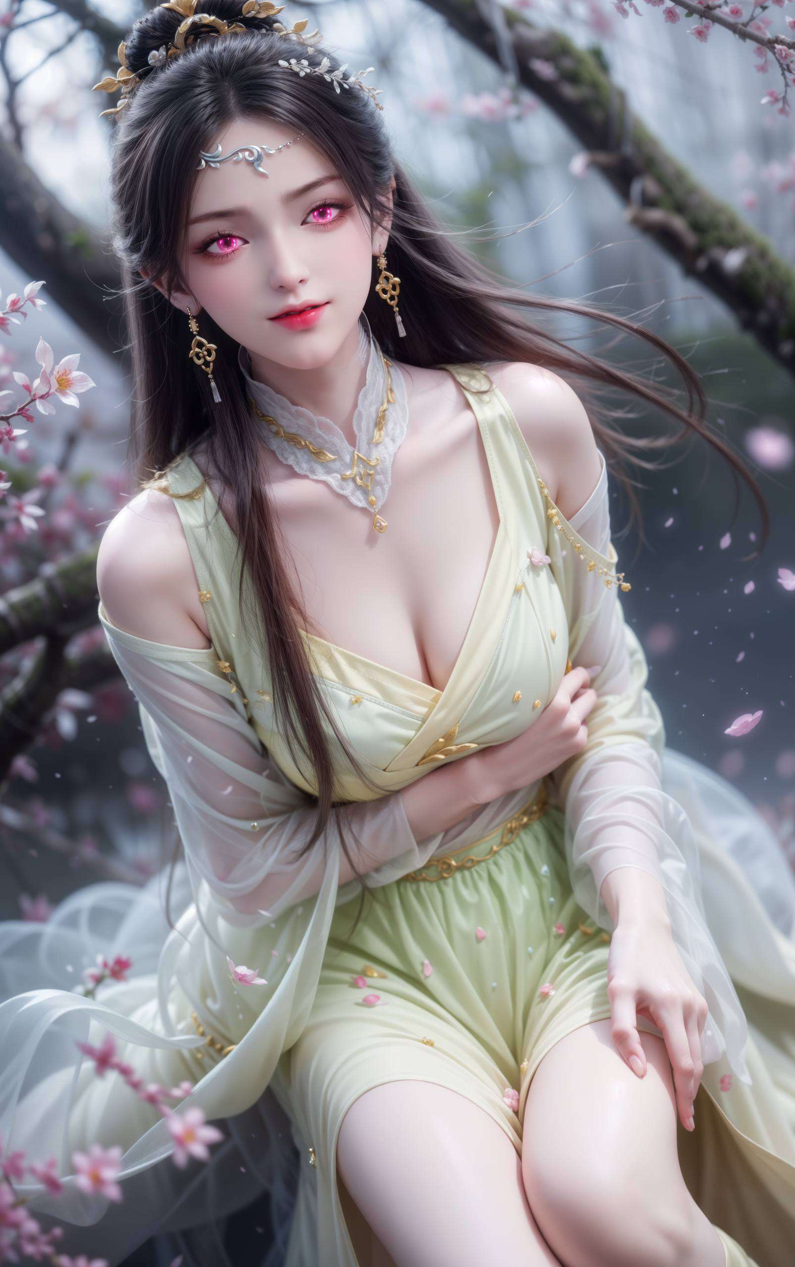 既有着国漫女神的柔美她的每一次哭泣