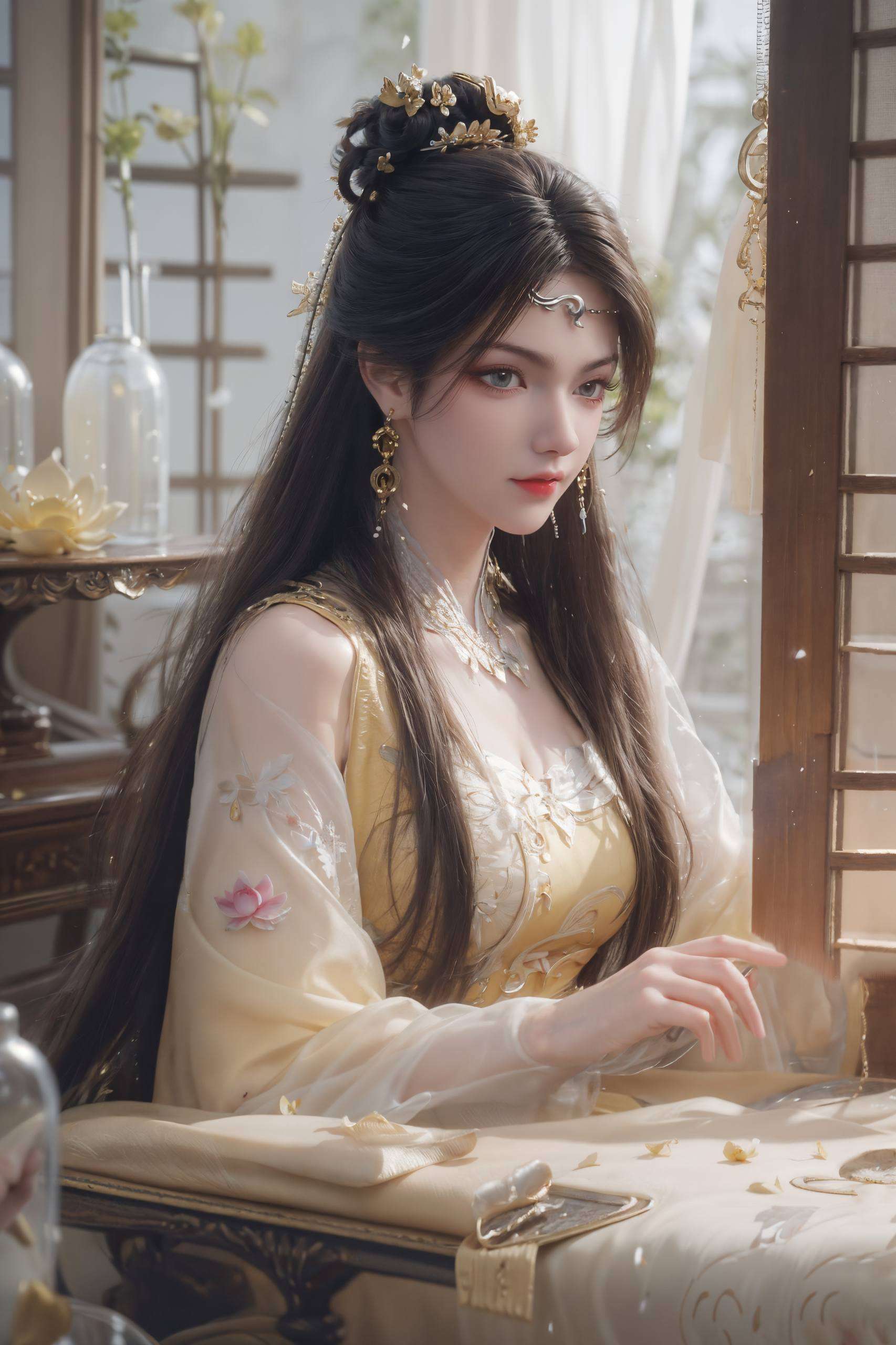 高清壁纸中的她感受国漫女神的无限魅力