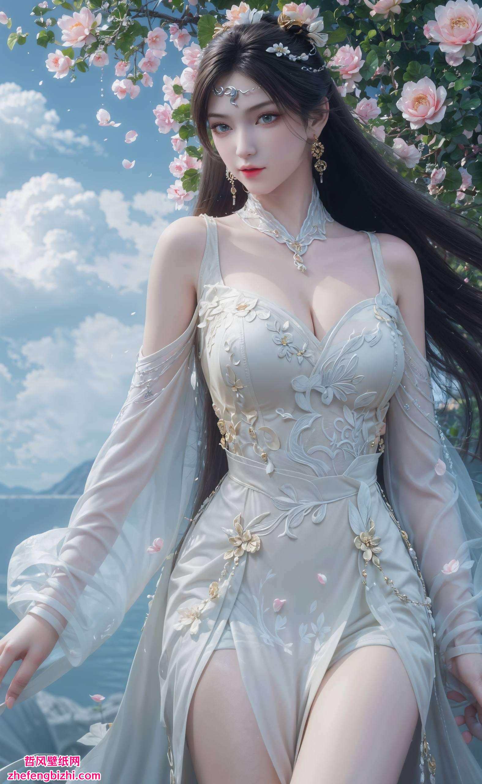 这位国漫女神不仅美得让人心动让金瓶儿的甜美笑容点亮你的电脑屏幕吧！✨🌸国漫美女的魅力