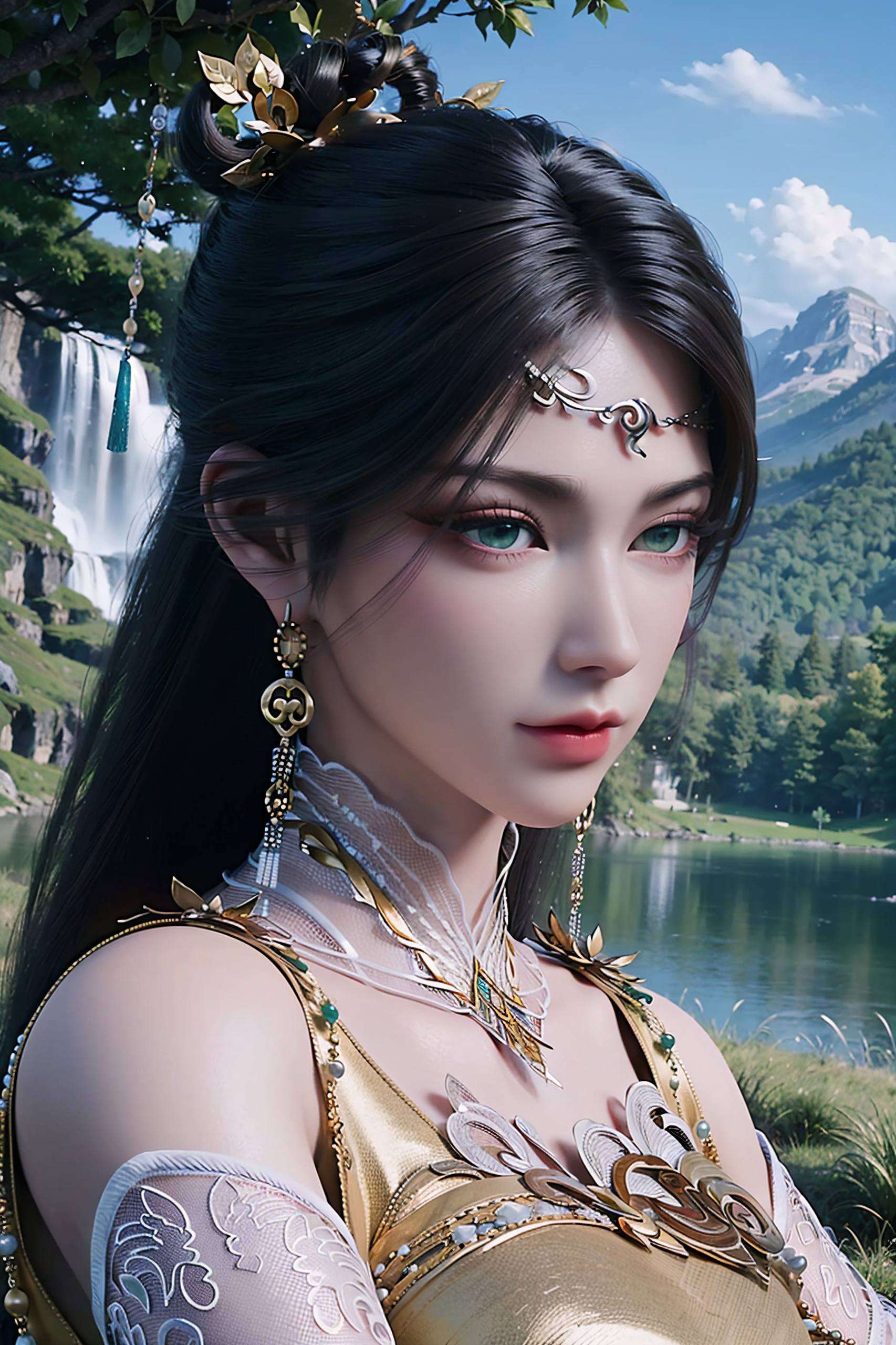 将国漫美女的风采展现得淋漓尽致又不失现代的灵动