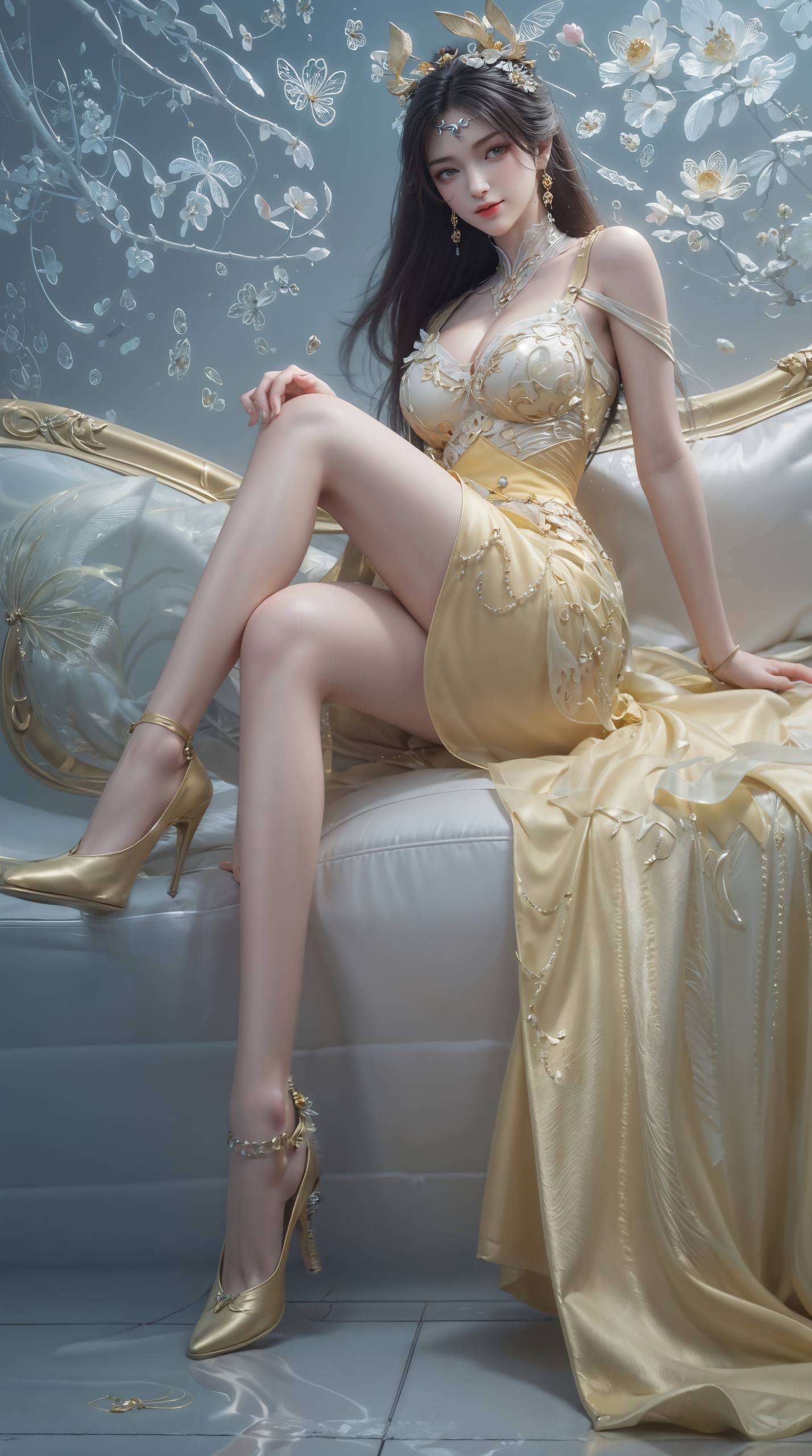快来收藏这张国漫女神的金瓶儿壁纸让你的电脑也变得萌萌哒！✨