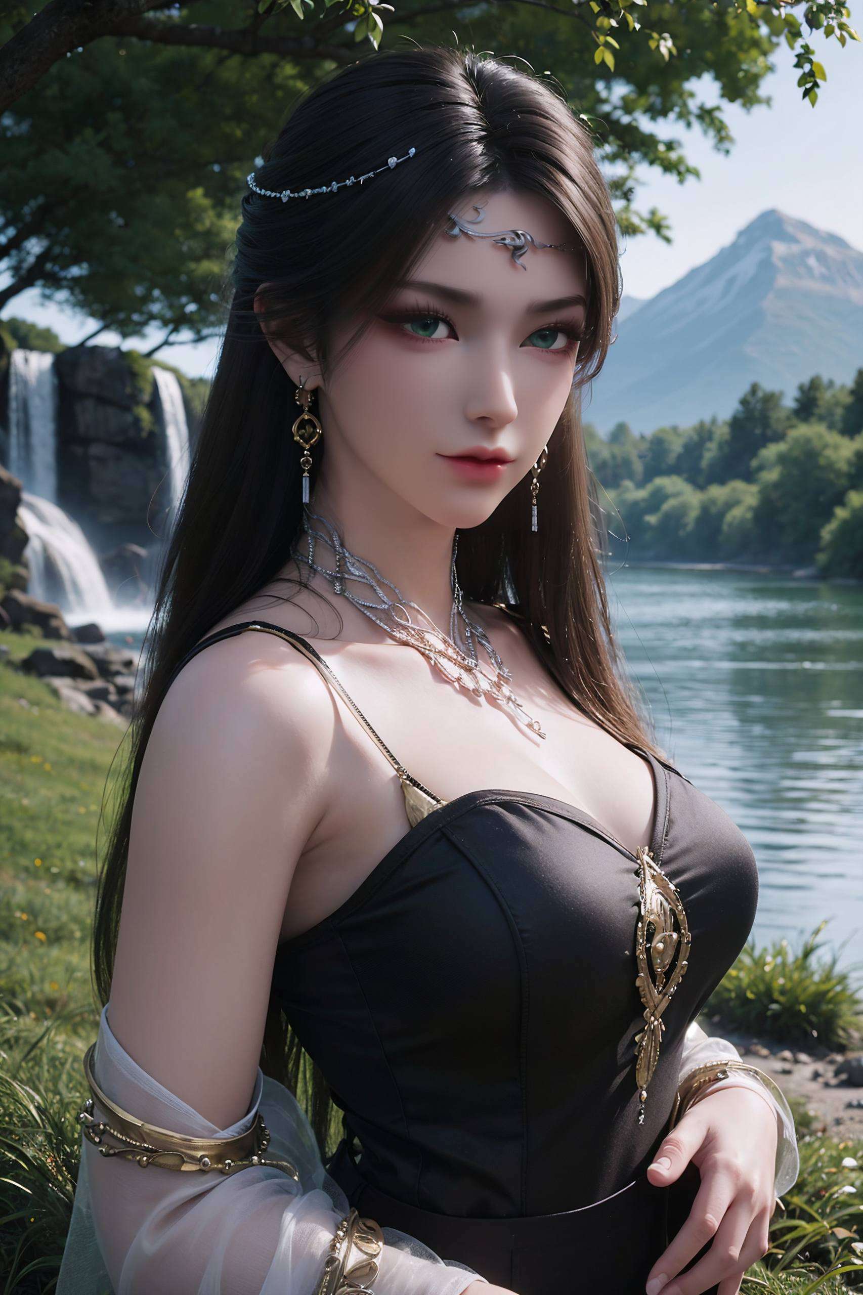 快来欣赏这款小调皮的横屏壁纸各位小可爱们！今天给大家带来一款超级Q萌的金瓶儿2k电脑壁纸哦！🎉 金瓶儿可是《诛仙》里的国漫女神一枚
