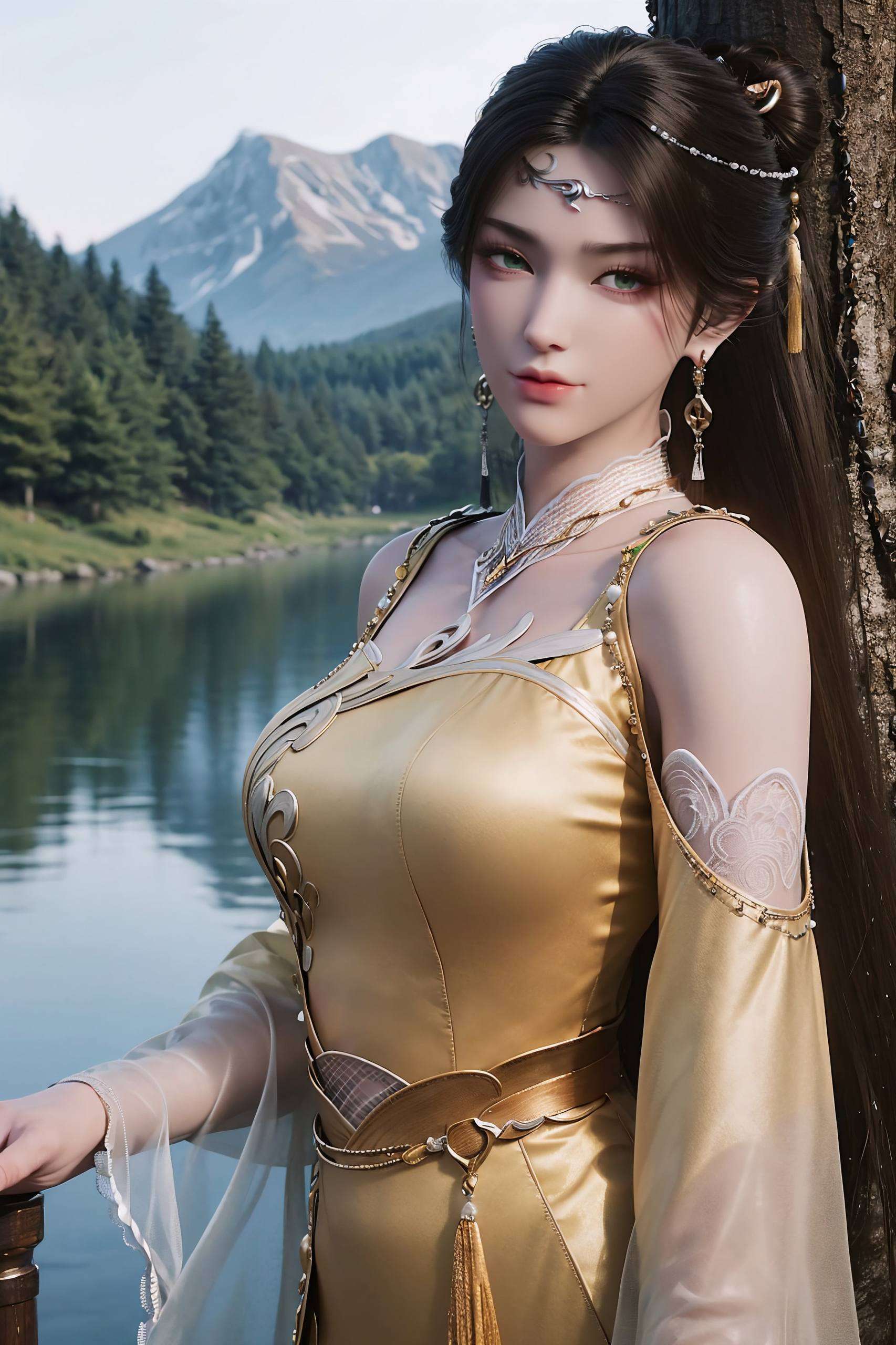 都仿佛能温暖人心；她的每一个眼神都似乎能诉说着不为人知的故事