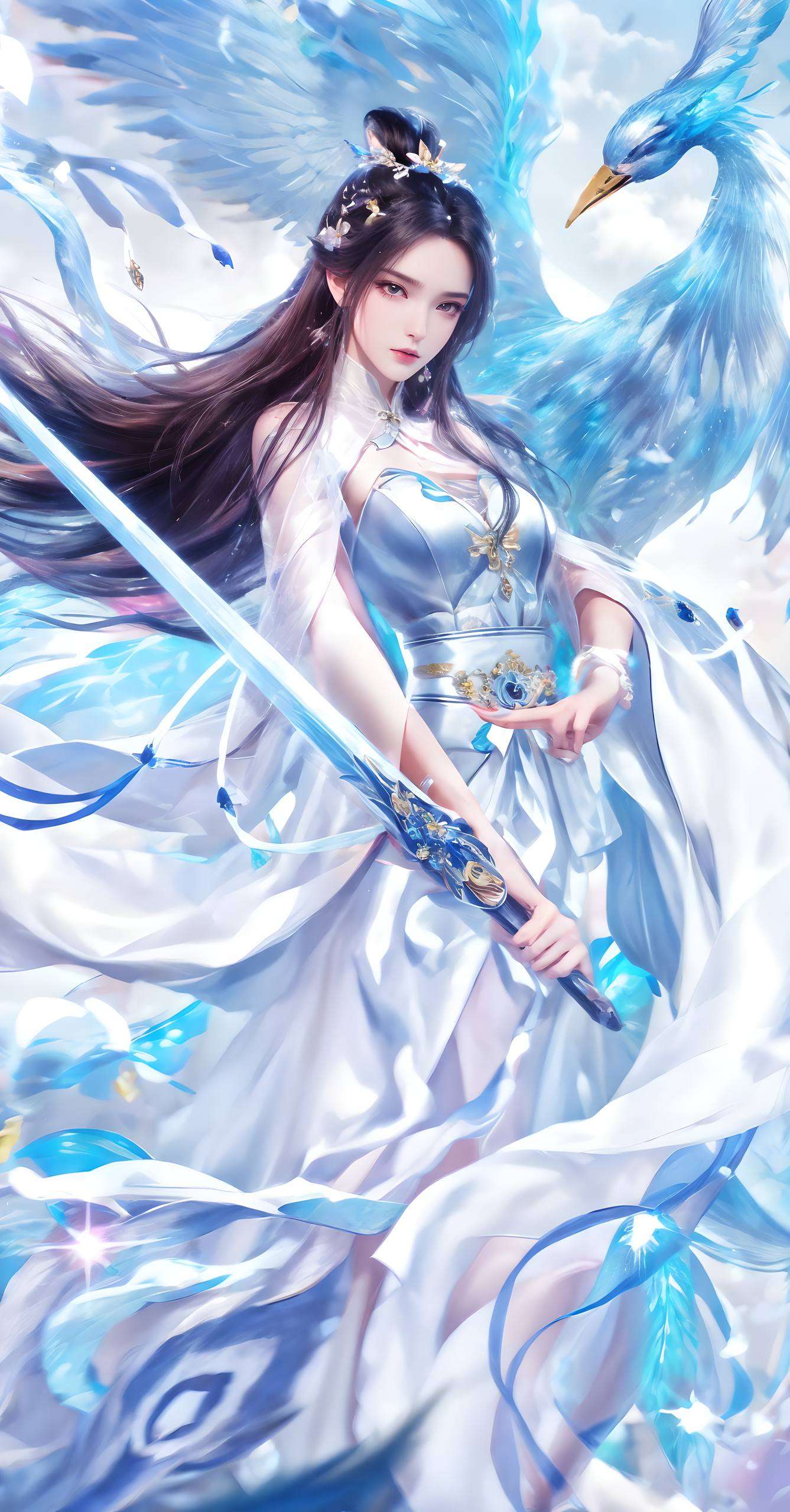她以壁纸的形式现在