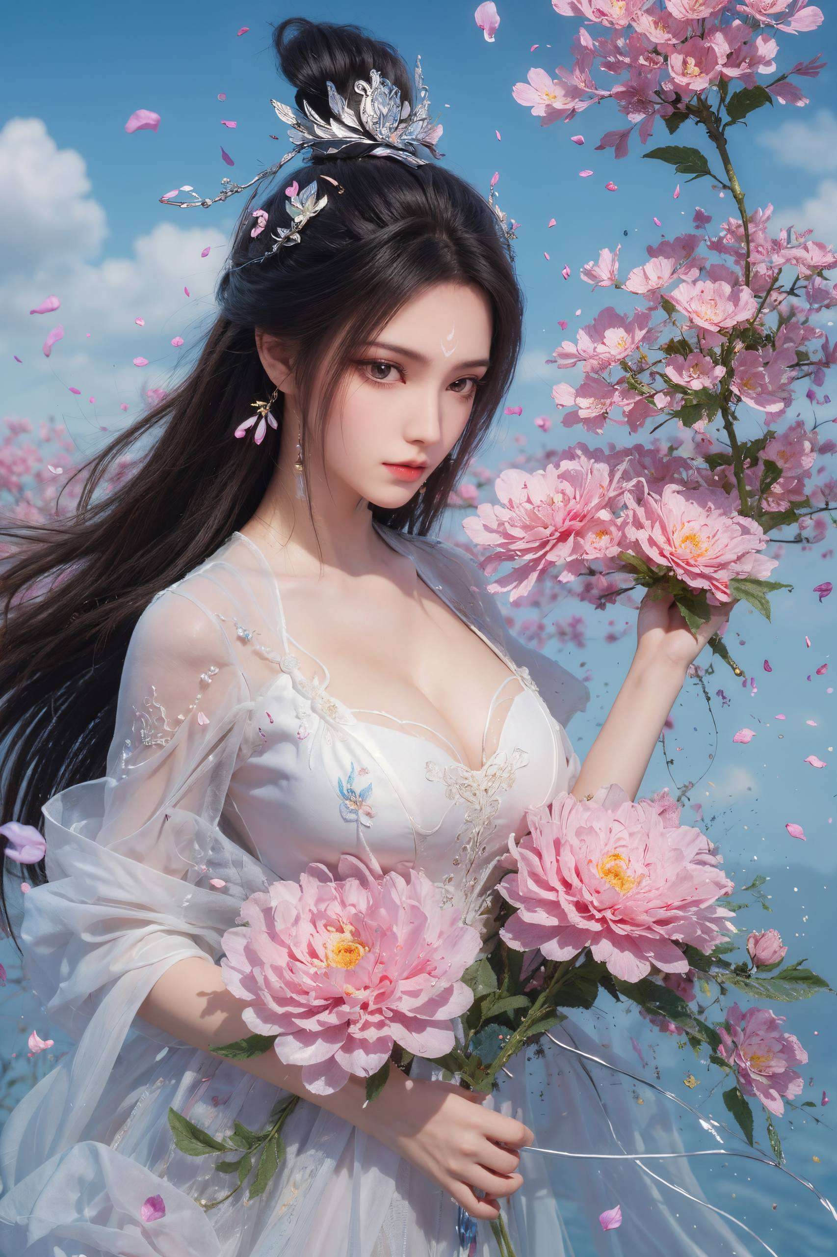 这款超清壁纸将她的美艳与玄幻世界的神秘完美融合