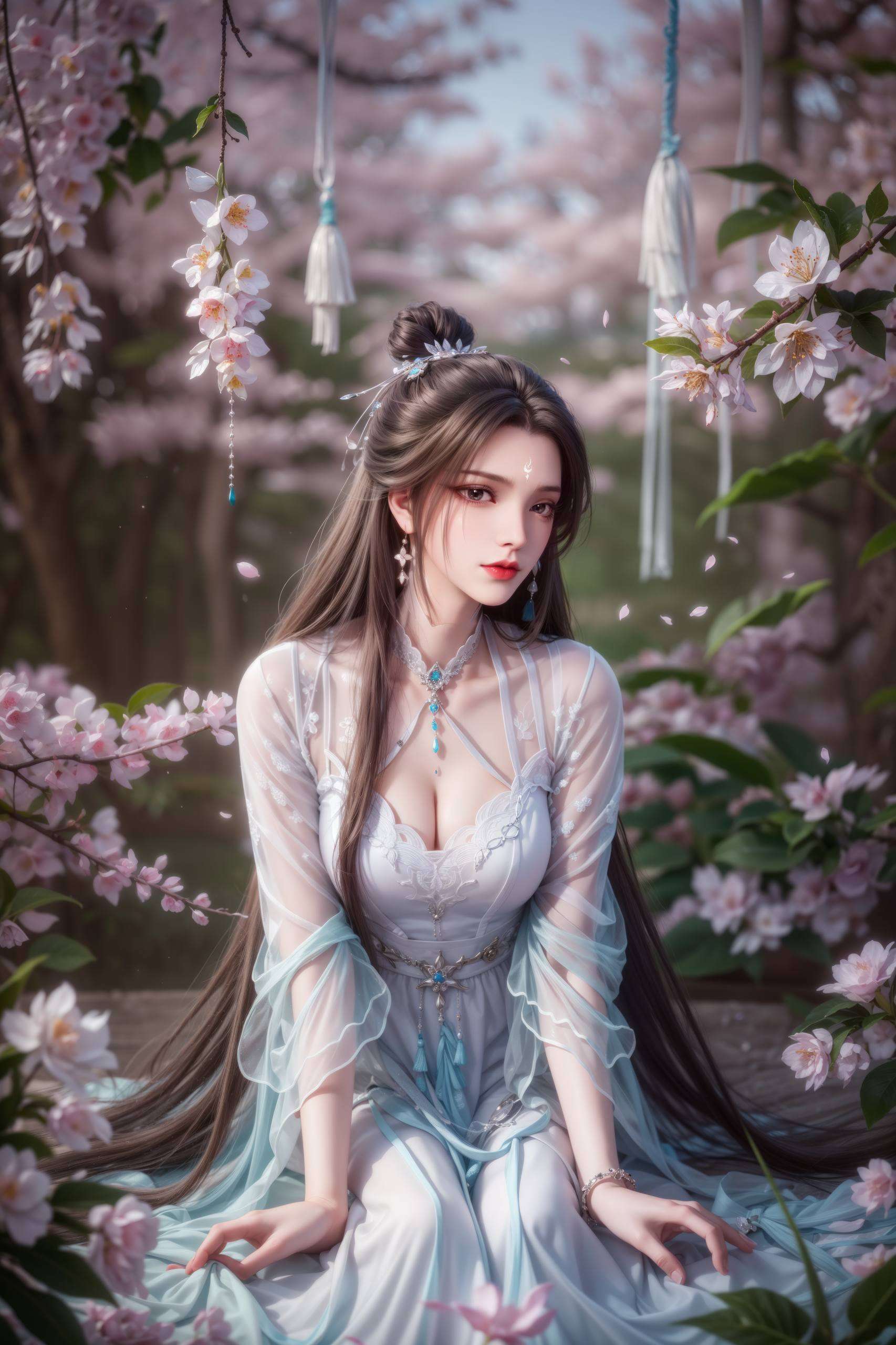 融合了国漫之美与玄幻气息完美诠释了国漫女神的韵味