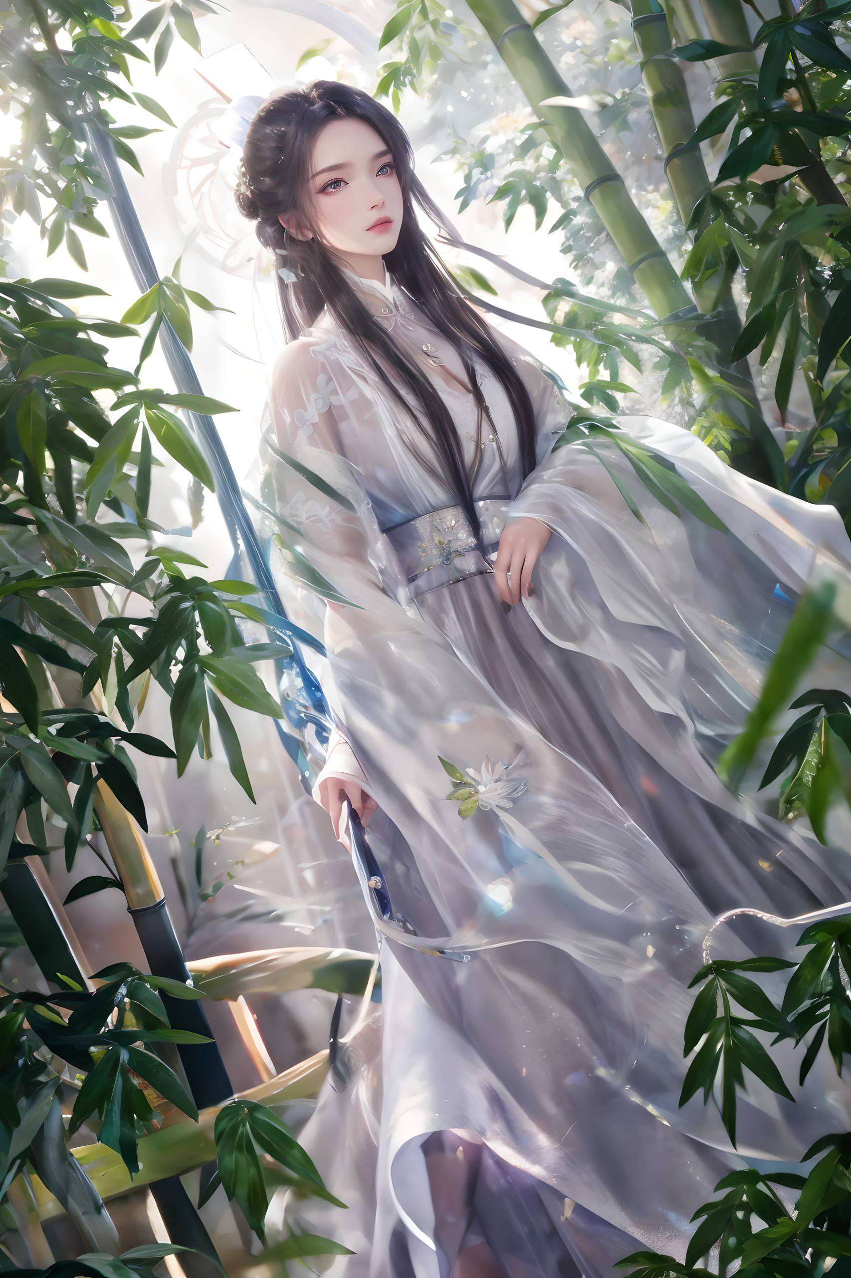 是不是就像是从古籍中跃然而出的国漫女神想象一下