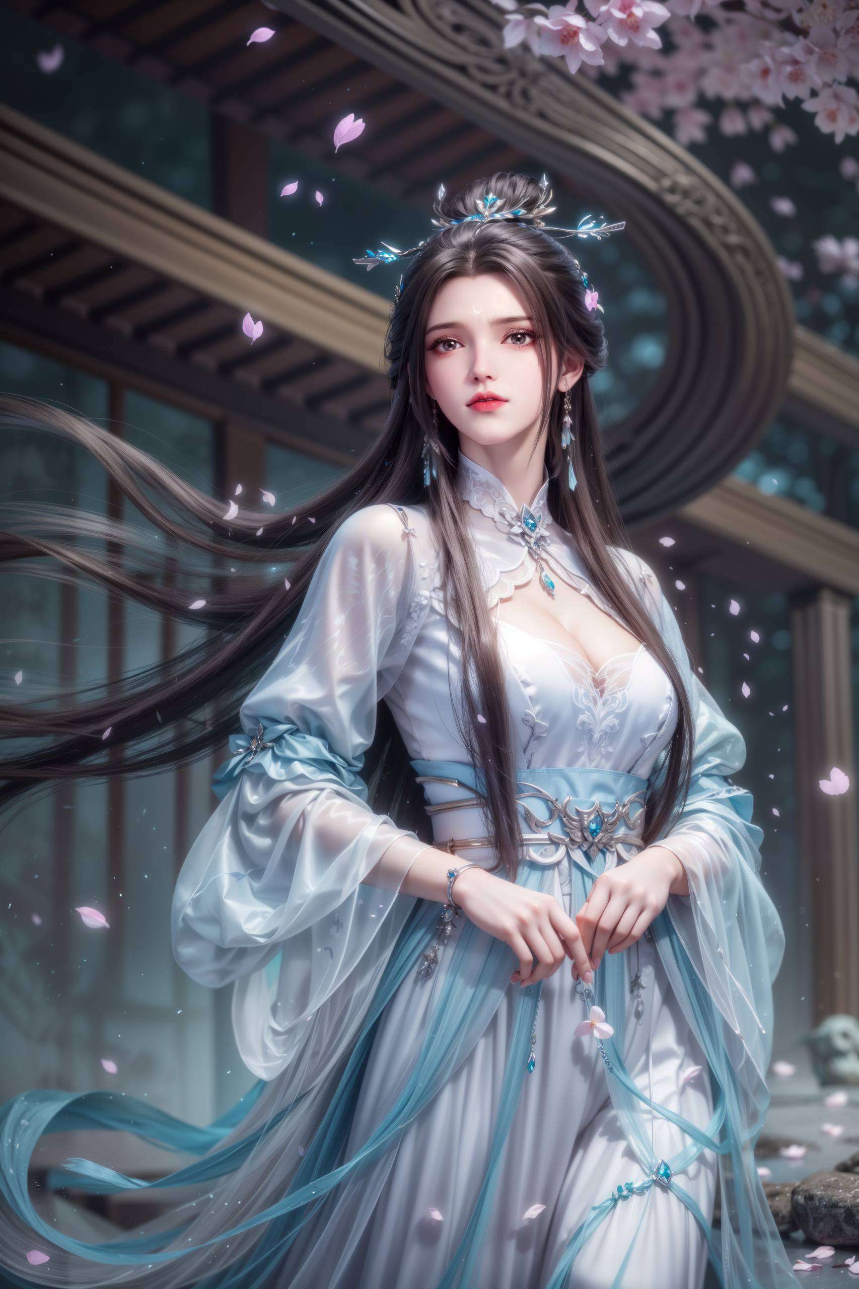 融入了诛仙的玄幻意境将国漫美女的柔美与坚韧完美展现