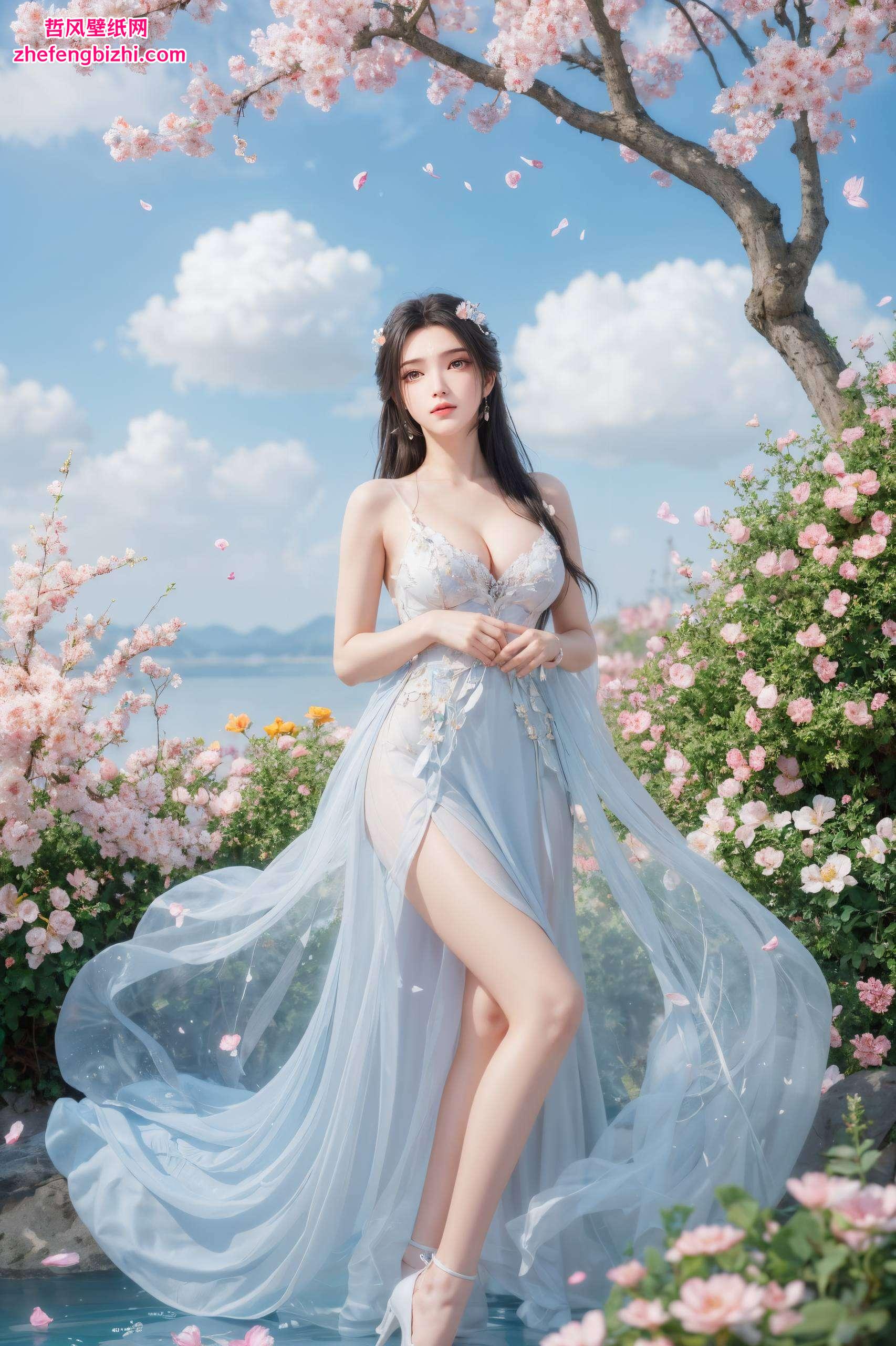 简直美得让人忍不住想抱回家！想象一下是不是瞬间让你的桌面焕发青春活力？这不就是我们心中的国漫女神嘛！快来收了这款陆雪琪壁纸