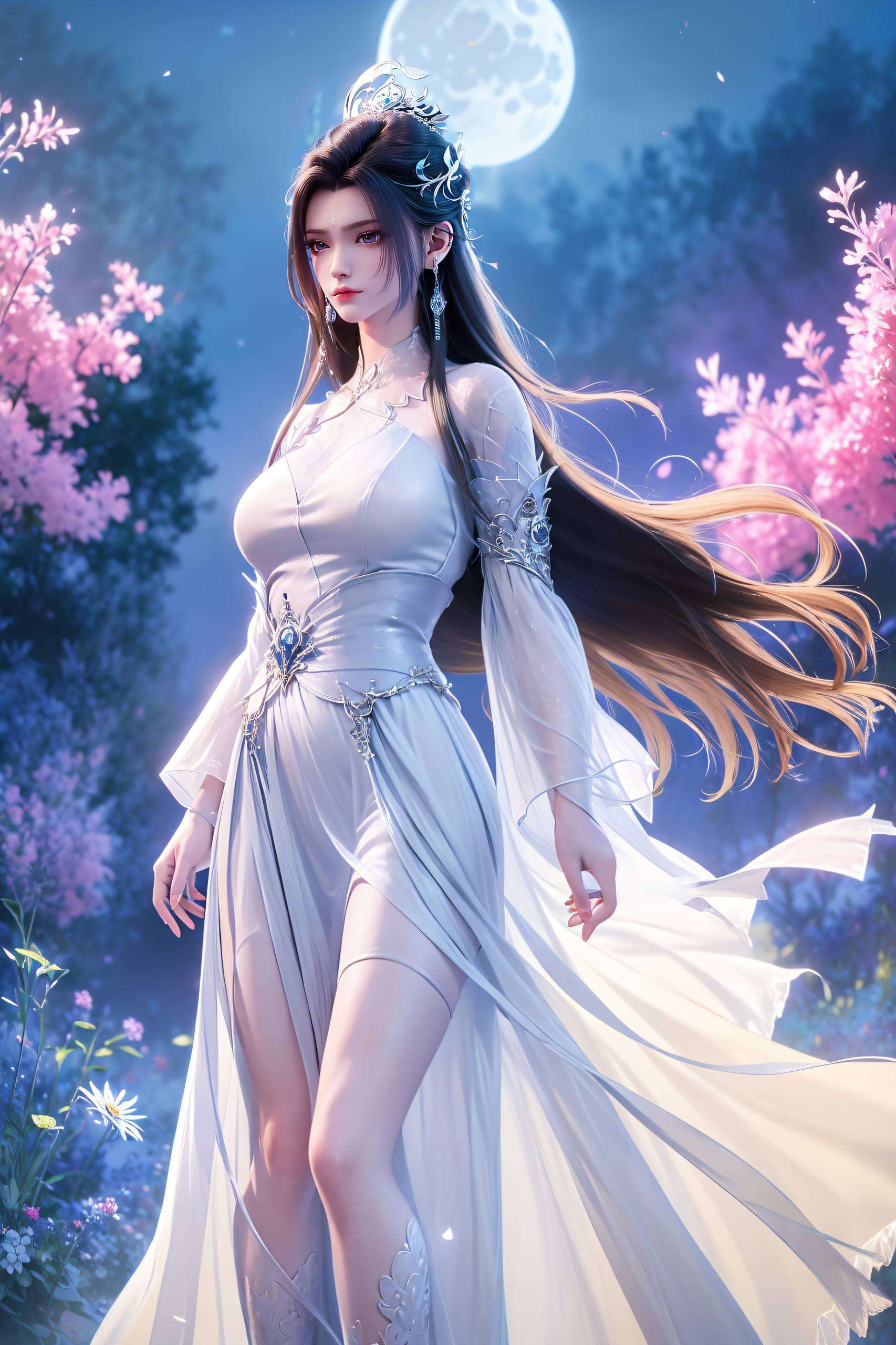 快来感受这位国漫美女的魅力吧！她的身影或翩翩起舞