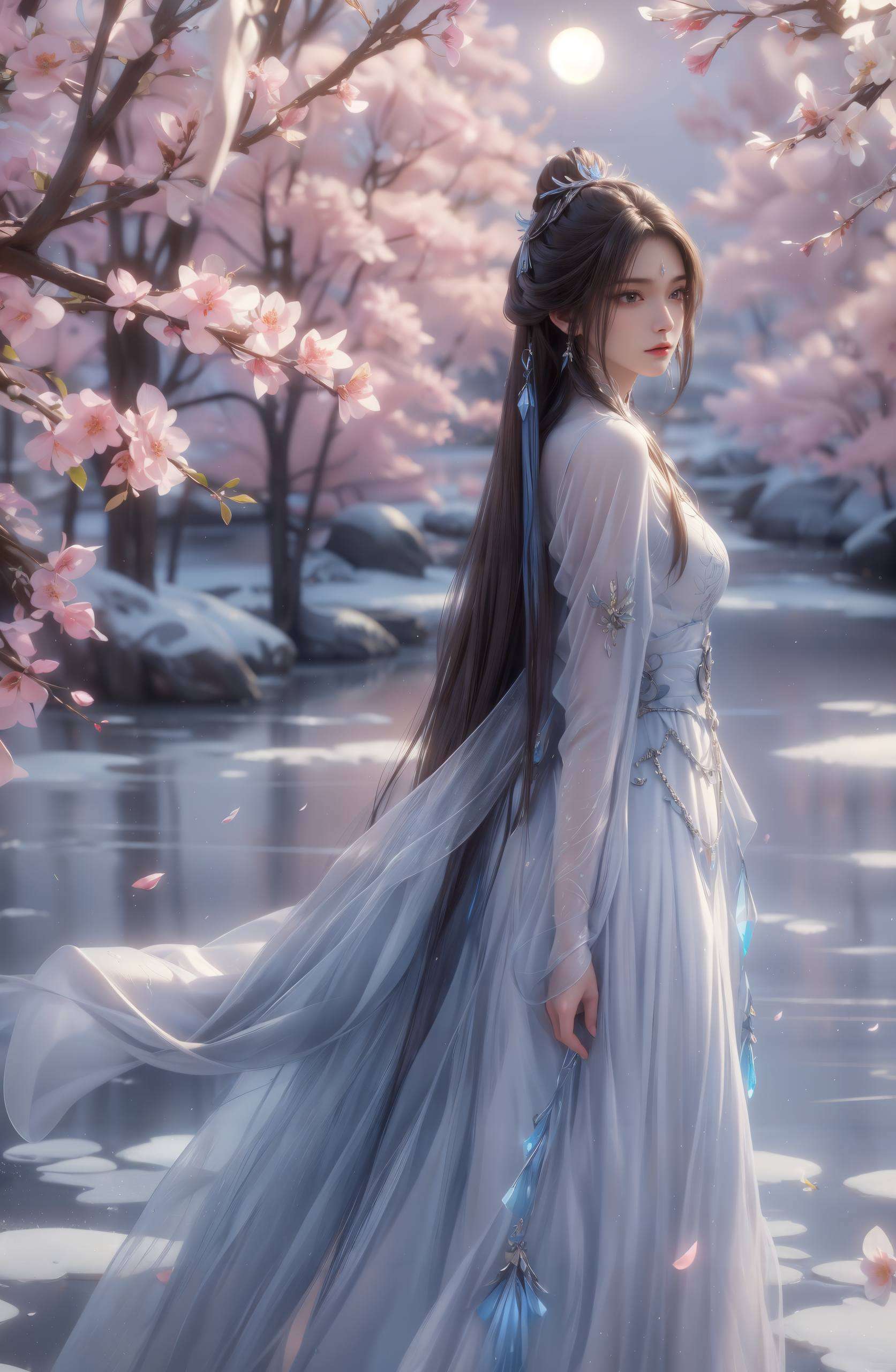 宛如穿越时空的画卷陆雪琪的形象总是那么深入人心