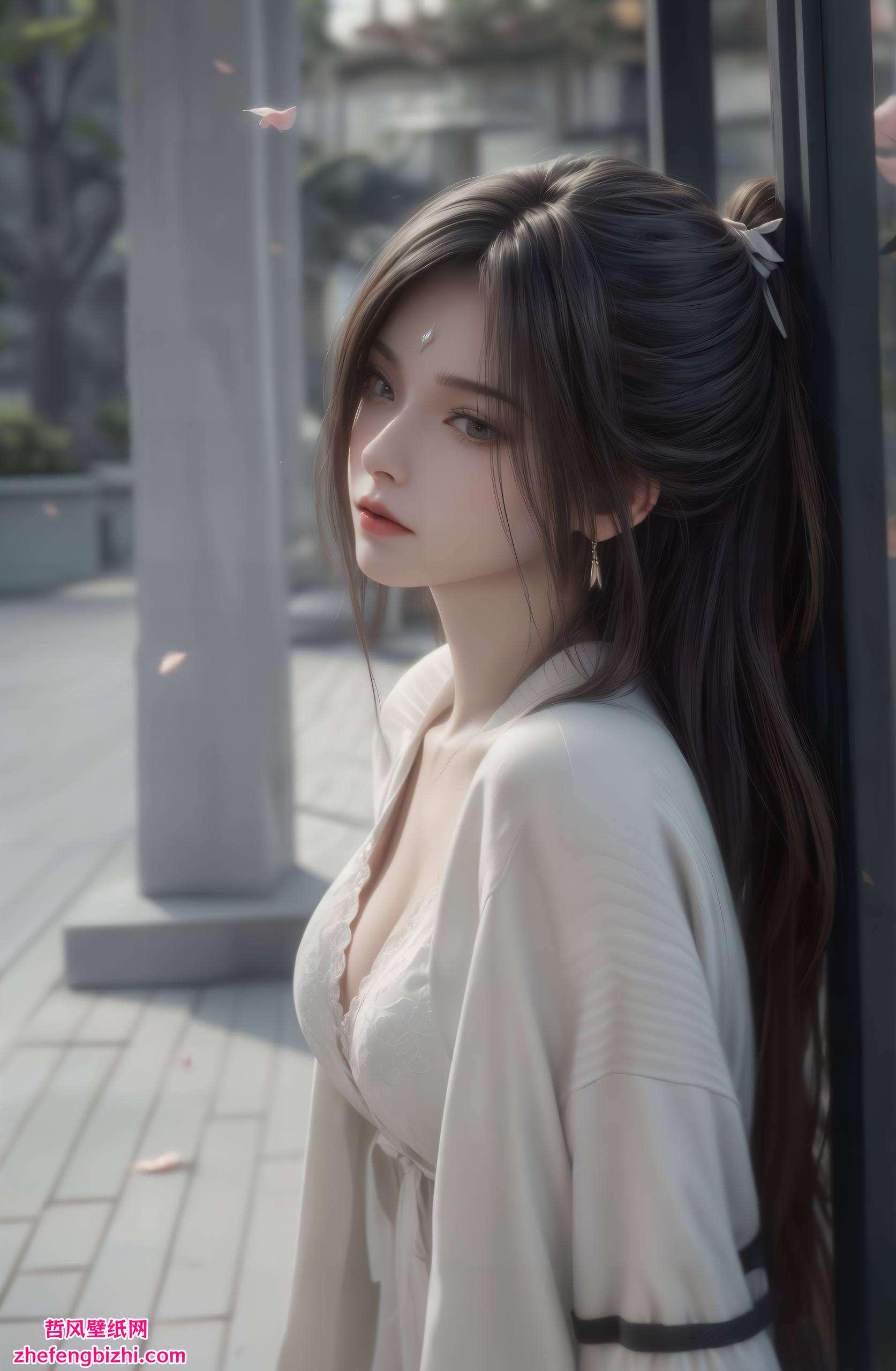 她的眼神中带着一丝不染尘埃的纯净如今