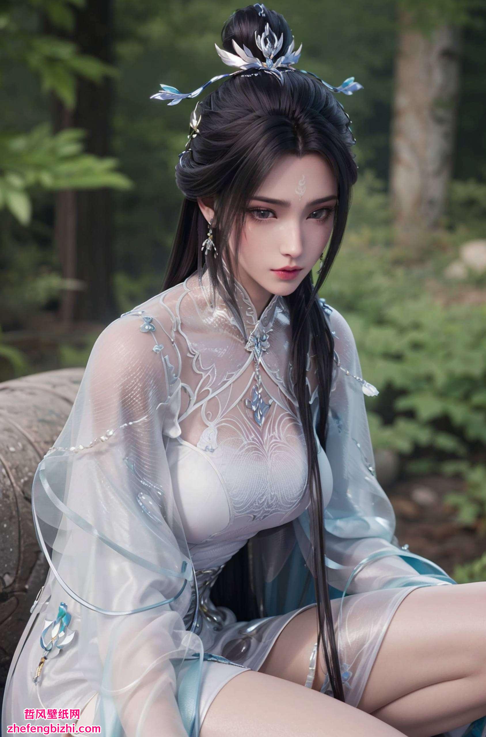 那抹翩翩仙子般的身影静静诉说着她的故事